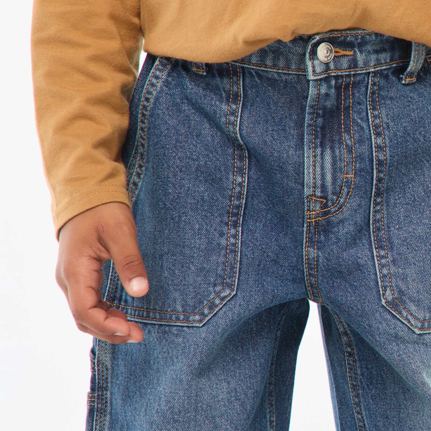 Multi-pocket jeans BLUE