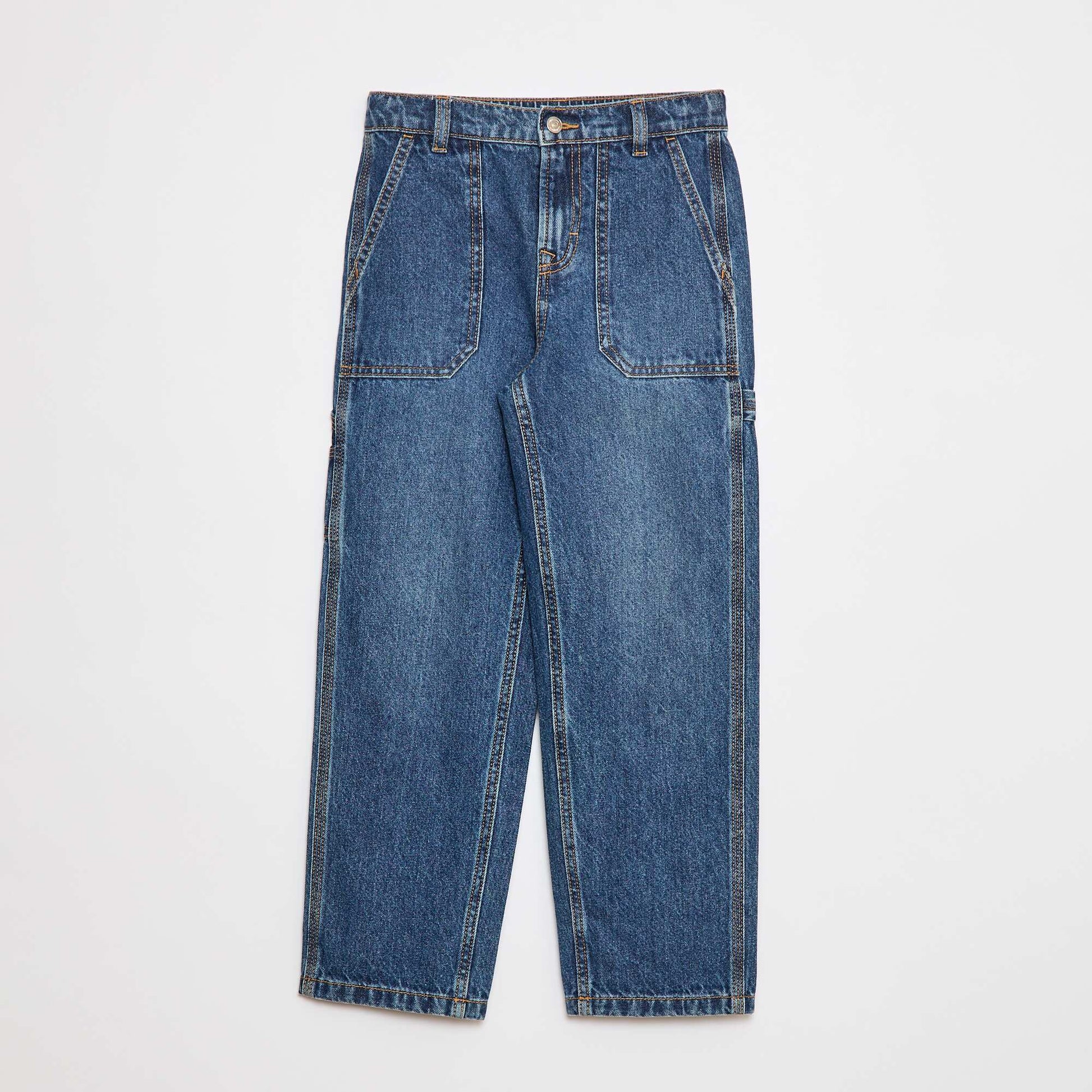 Multi-pocket jeans BLUE