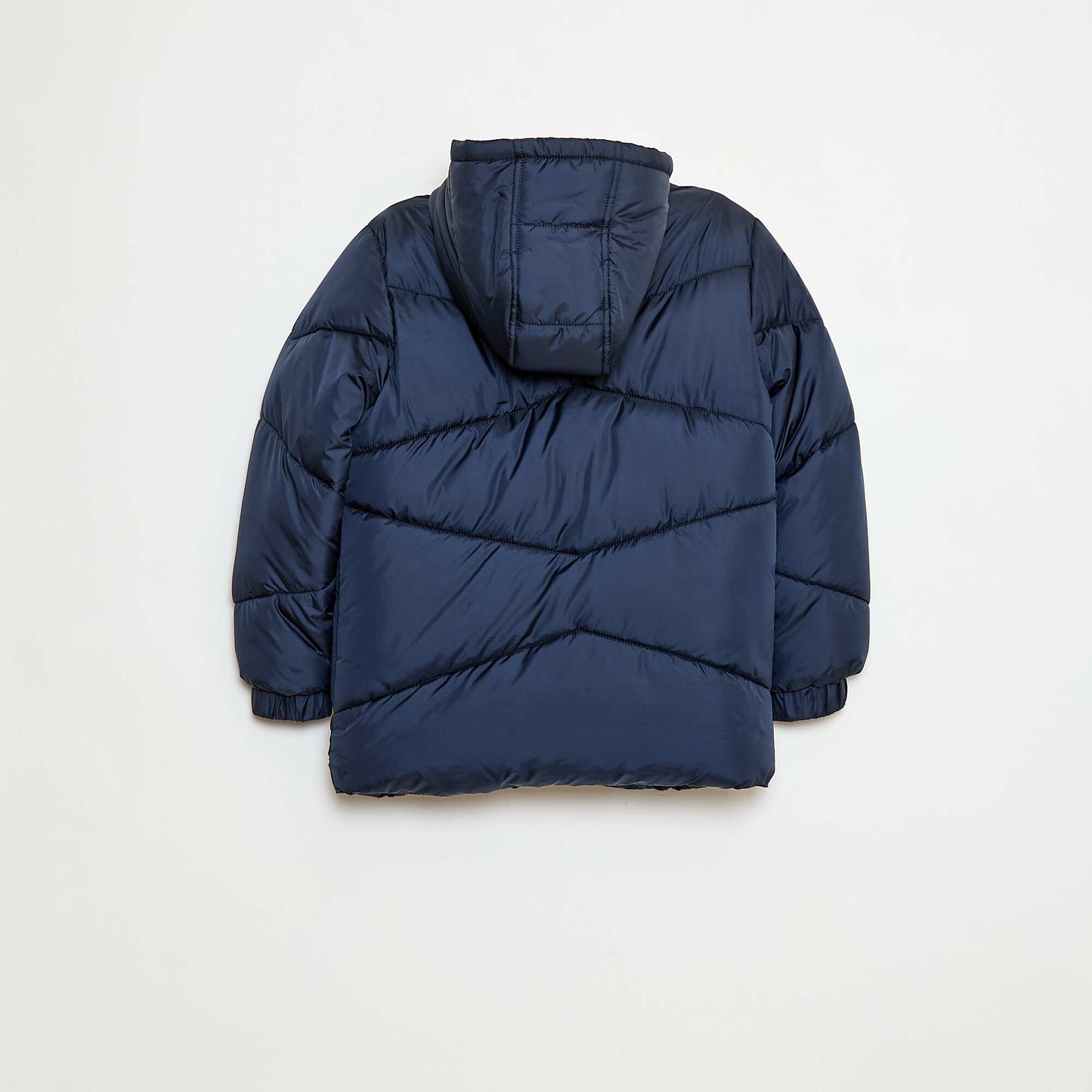 Padded Hooded Puffer Jacket BLUE