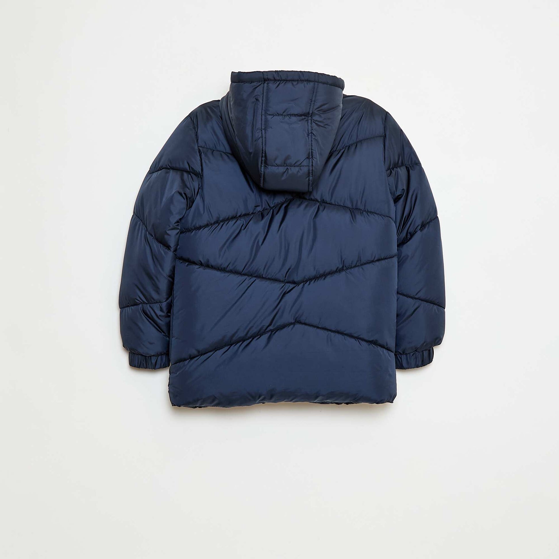 Padded Hooded Puffer Jacket BLUE