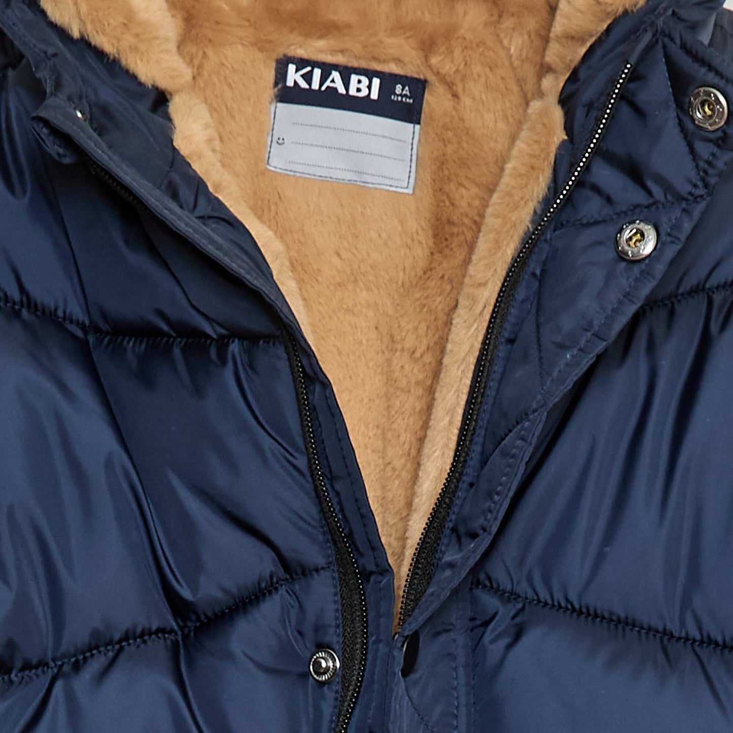 Padded Hooded Puffer Jacket BLUE