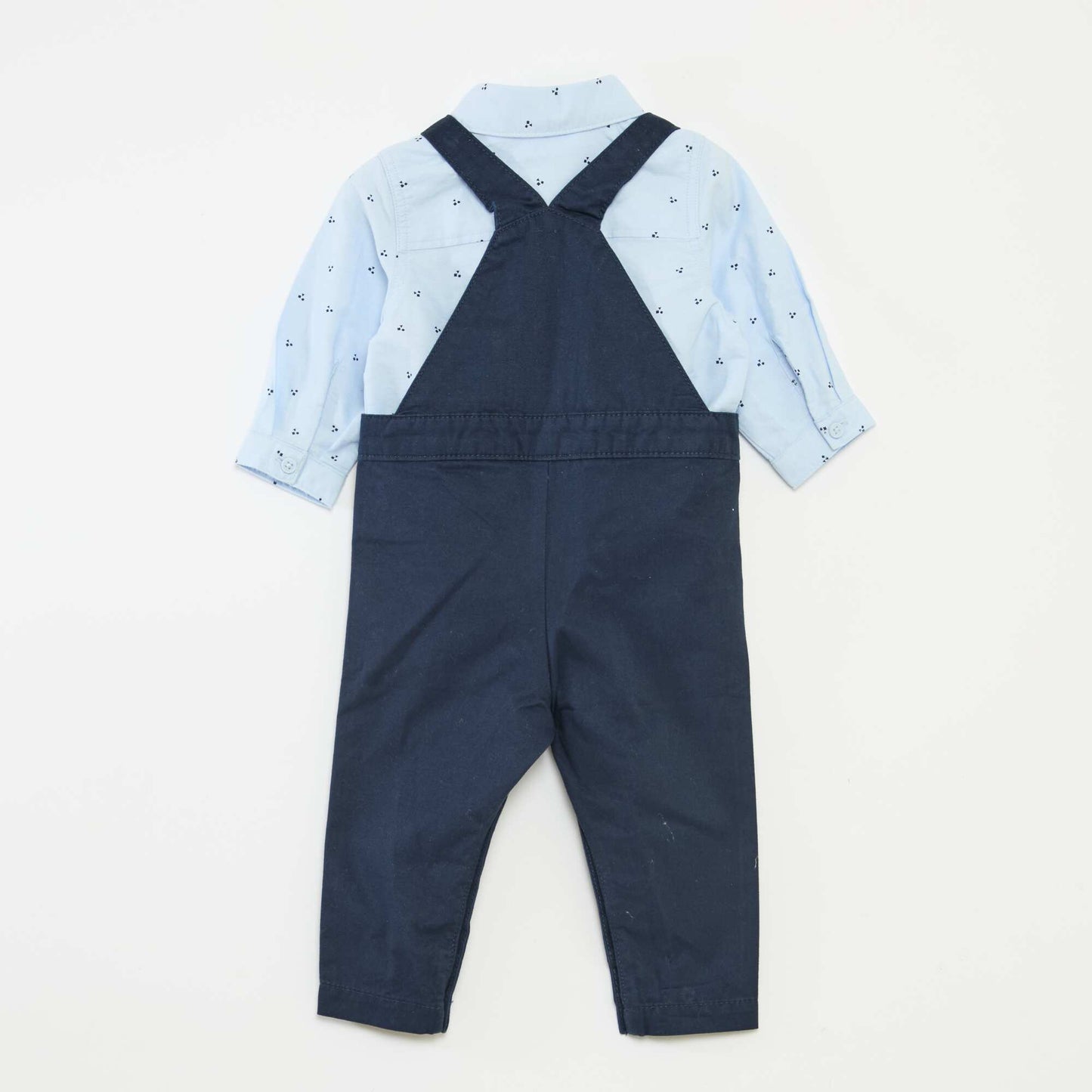 Long Overalls Set BLUE