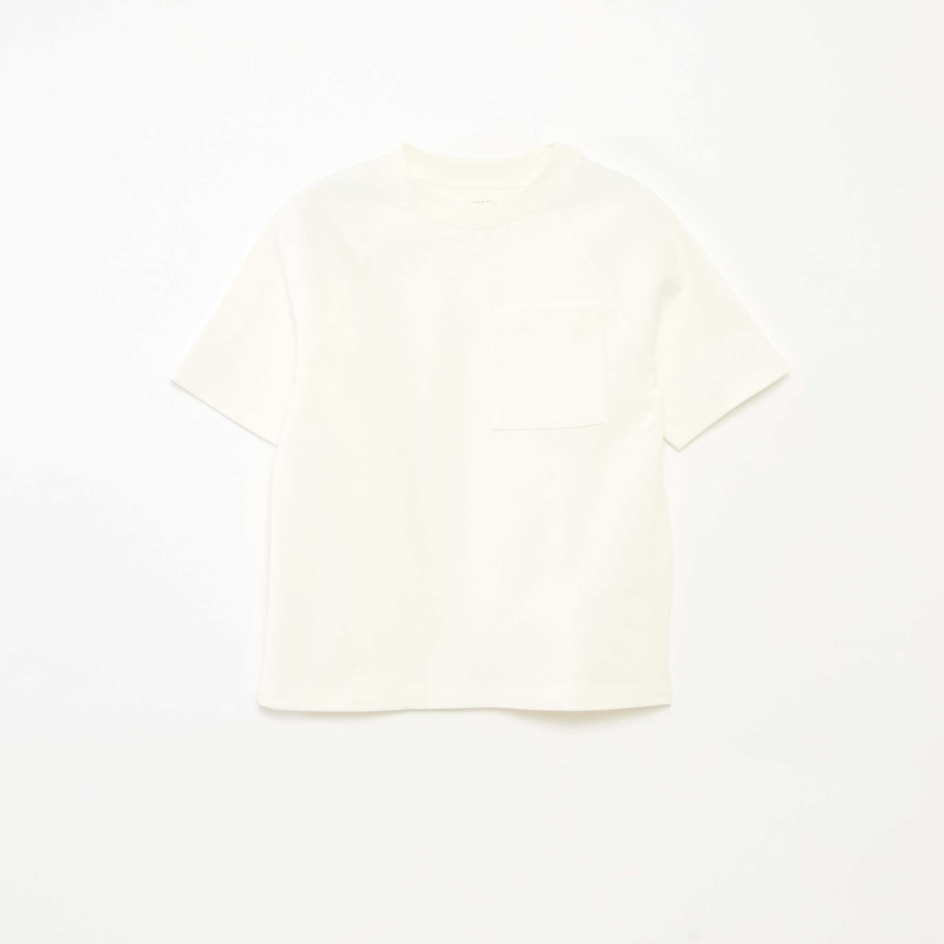 Loose-fit cotton T-shirt WHITE