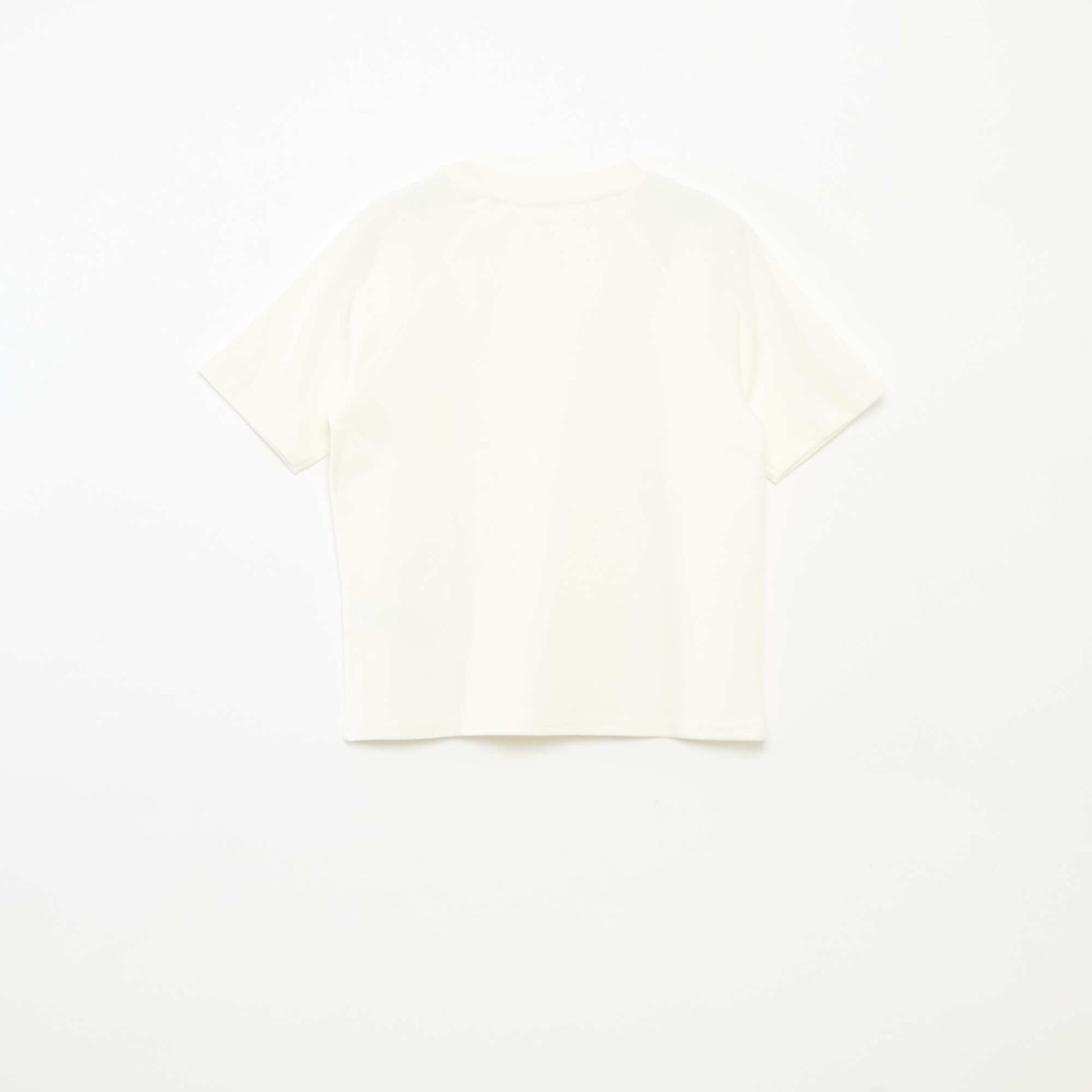 Loose-fit cotton T-shirt WHITE