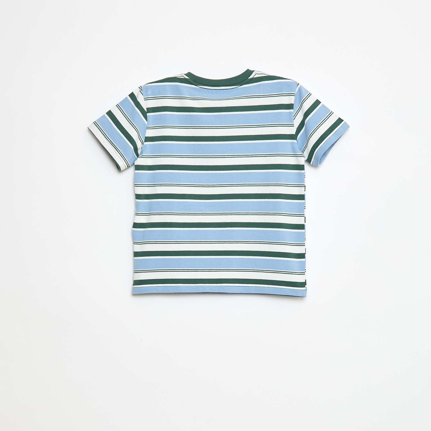 Striped short-sleeved T-shirt BLUE