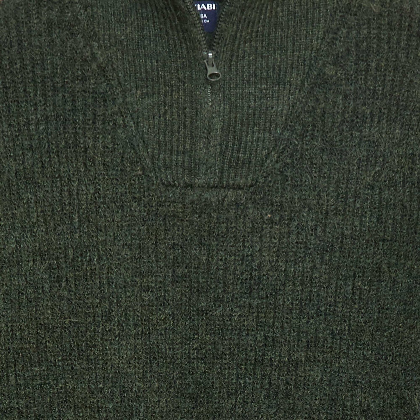 Warm Plain Sweater KHAKI