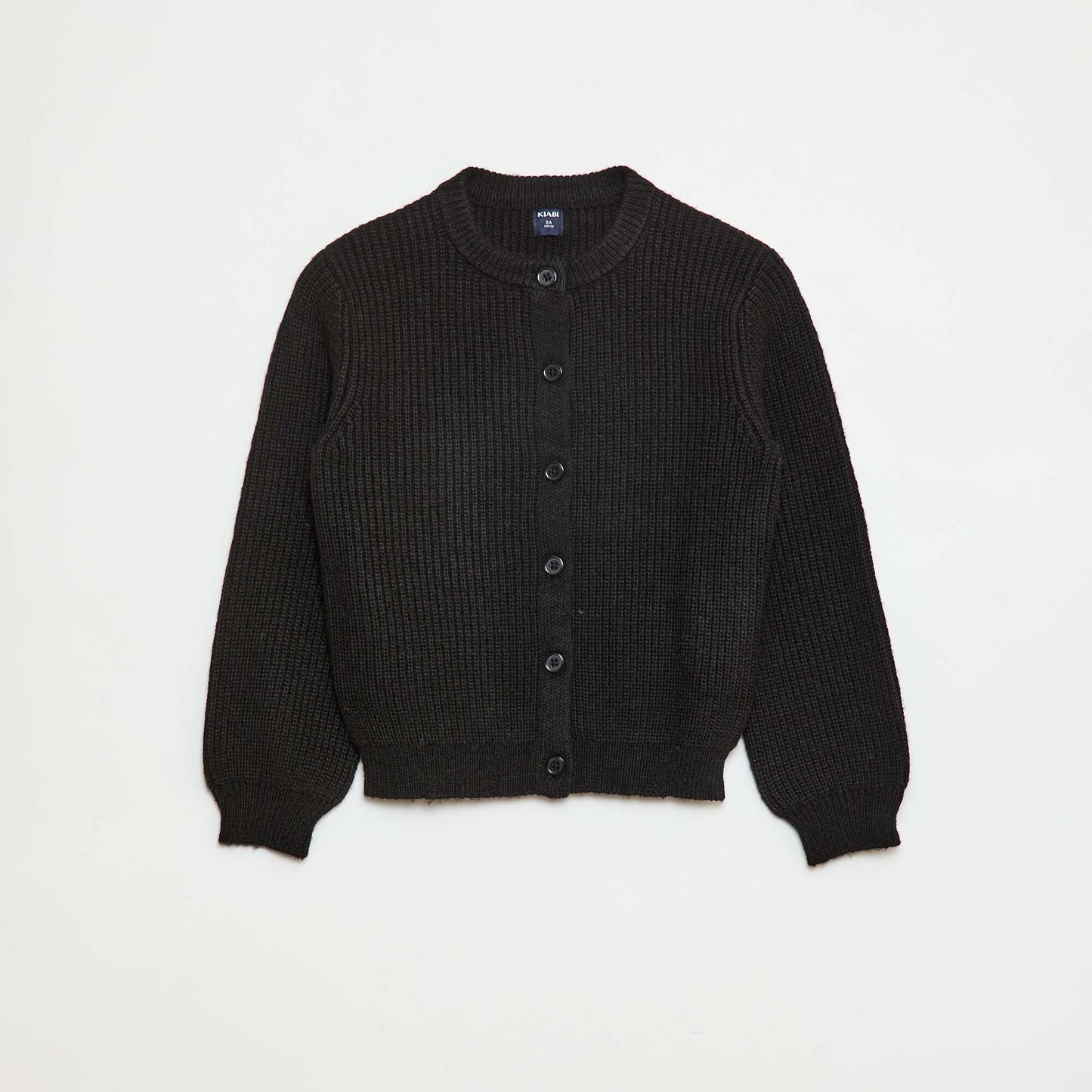 Chunky Knit Cardigan BLACK