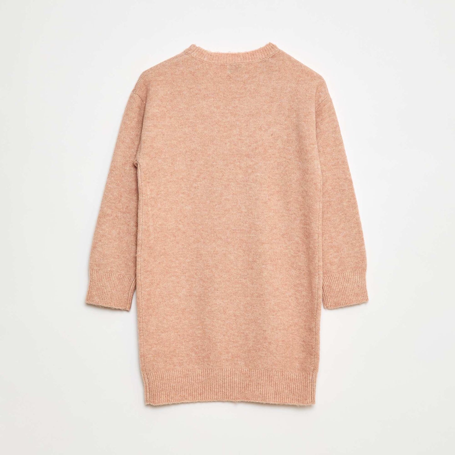 Knitted dress with sequin stars PINK