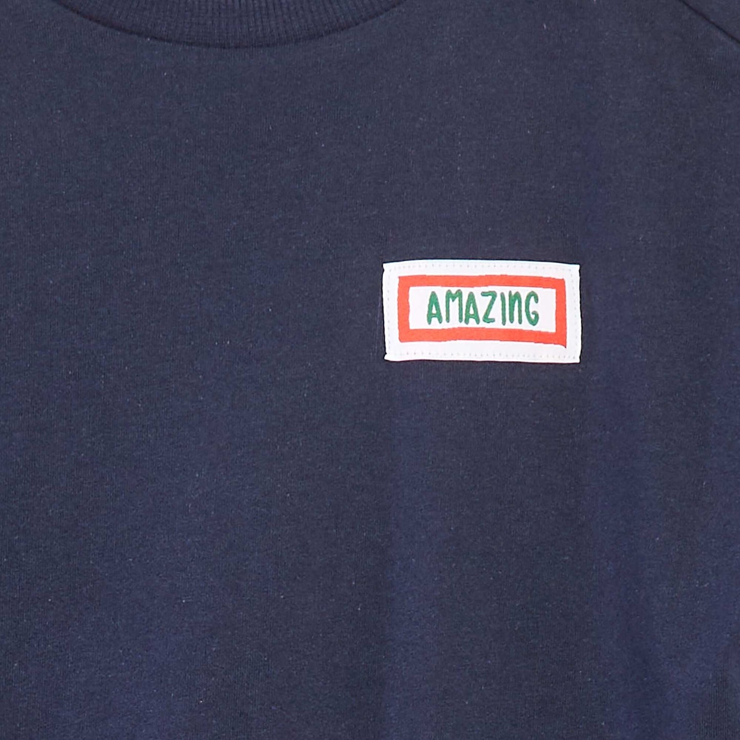 Loose-fit short-sleeved T-shirt BLUE