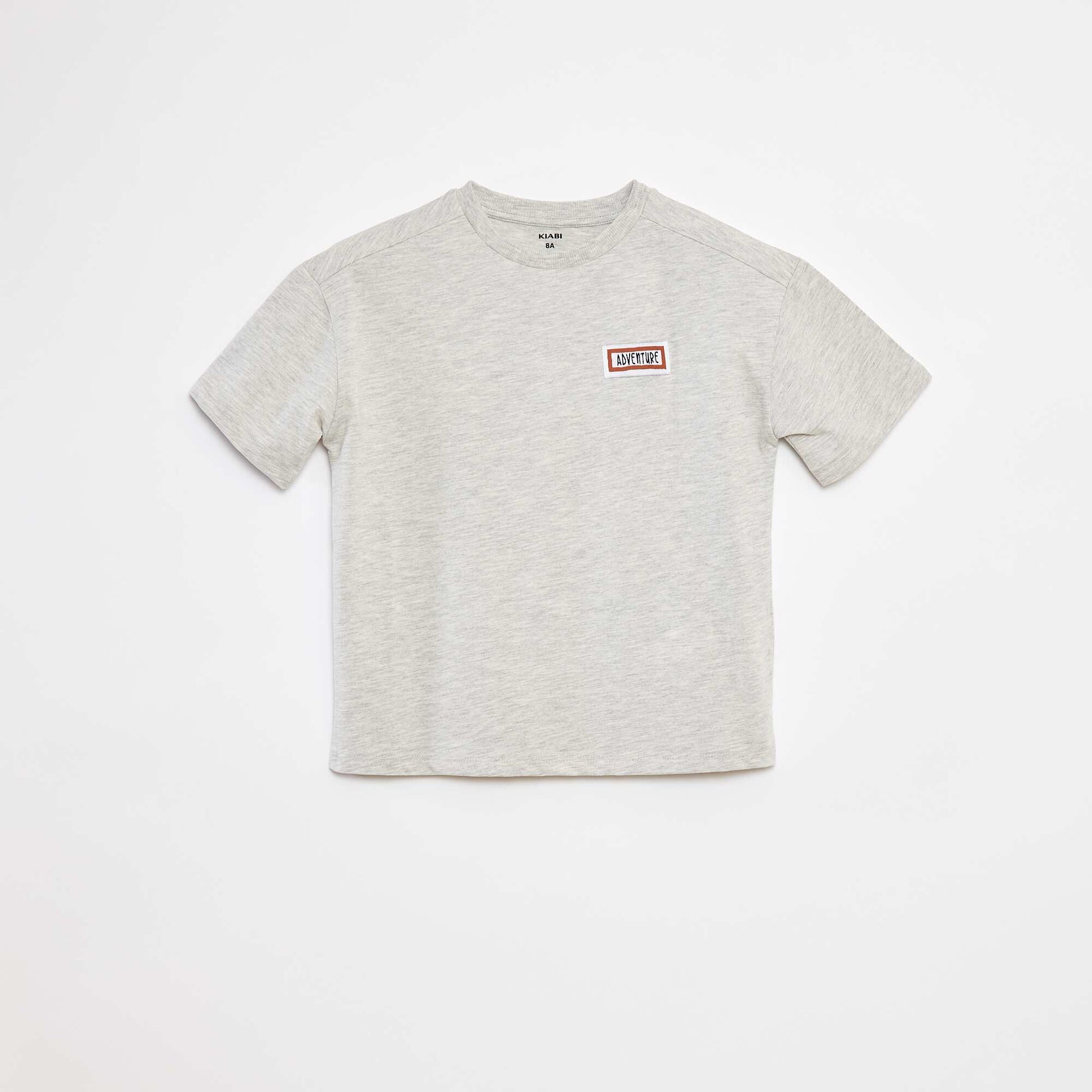 Loose-fit short-sleeved T-shirt GREY