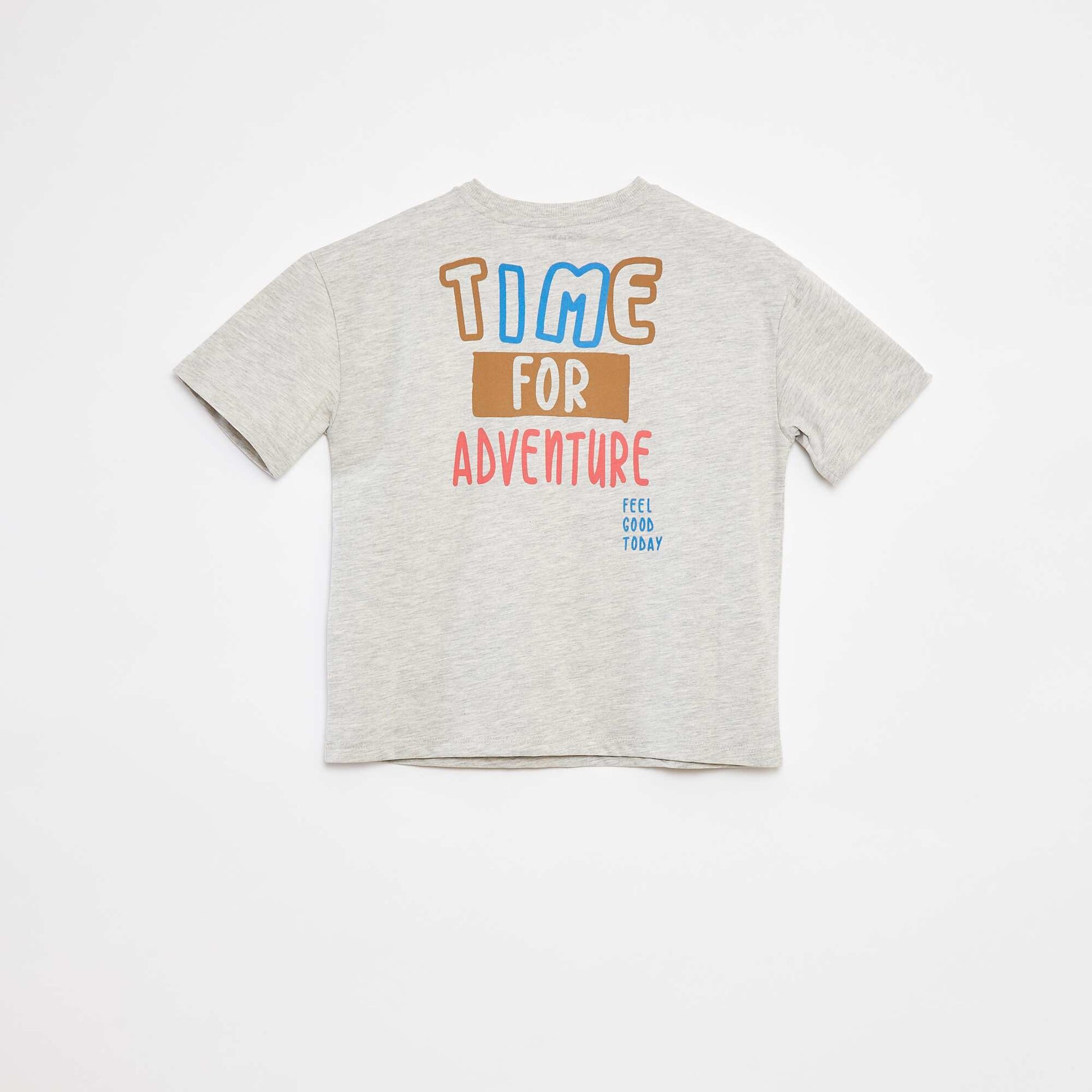 Loose-fit short-sleeved T-shirt GREY