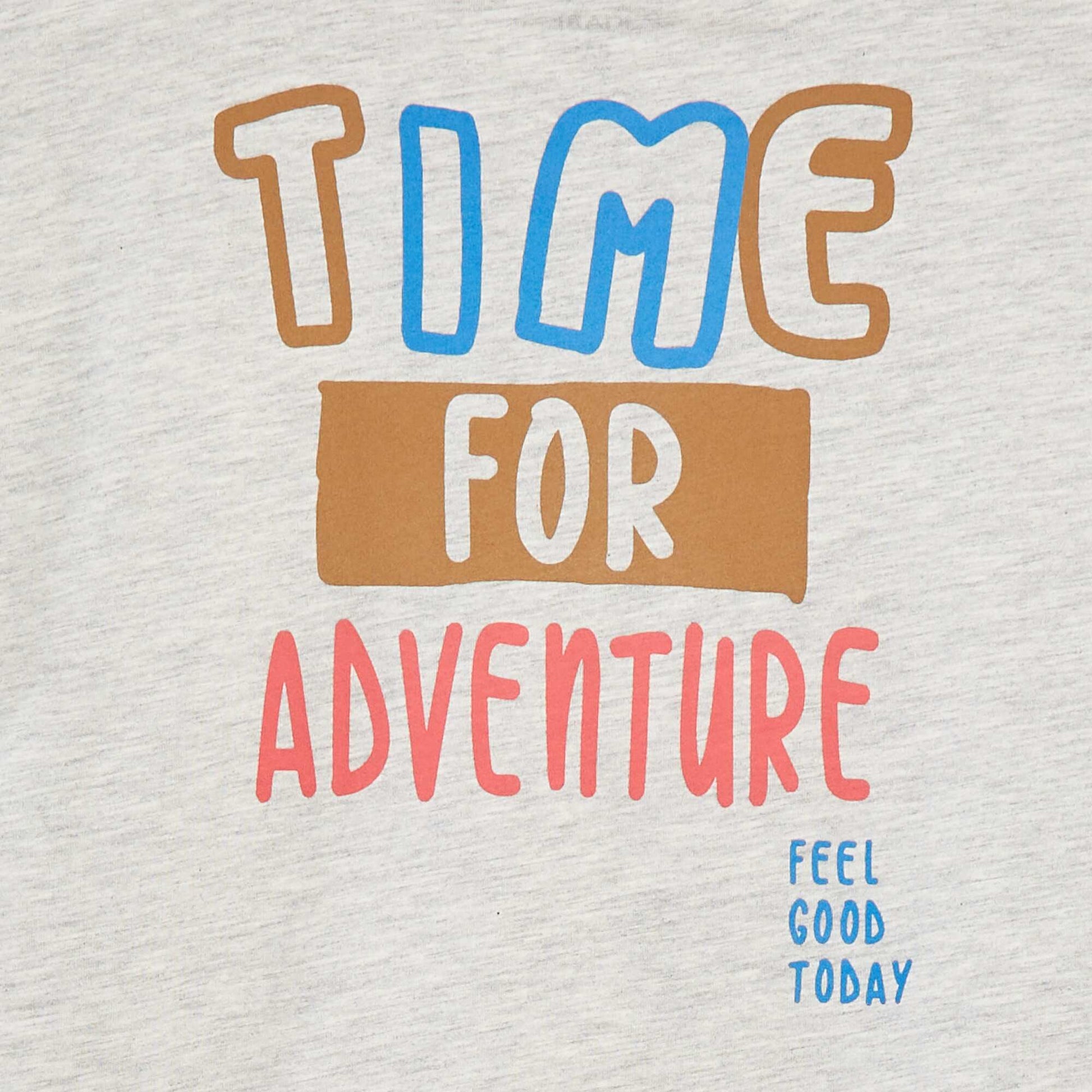 Loose-fit short-sleeved T-shirt GREY