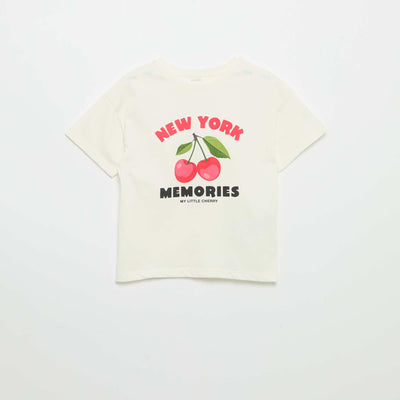 Fantasy Print T-Shirt WHITE