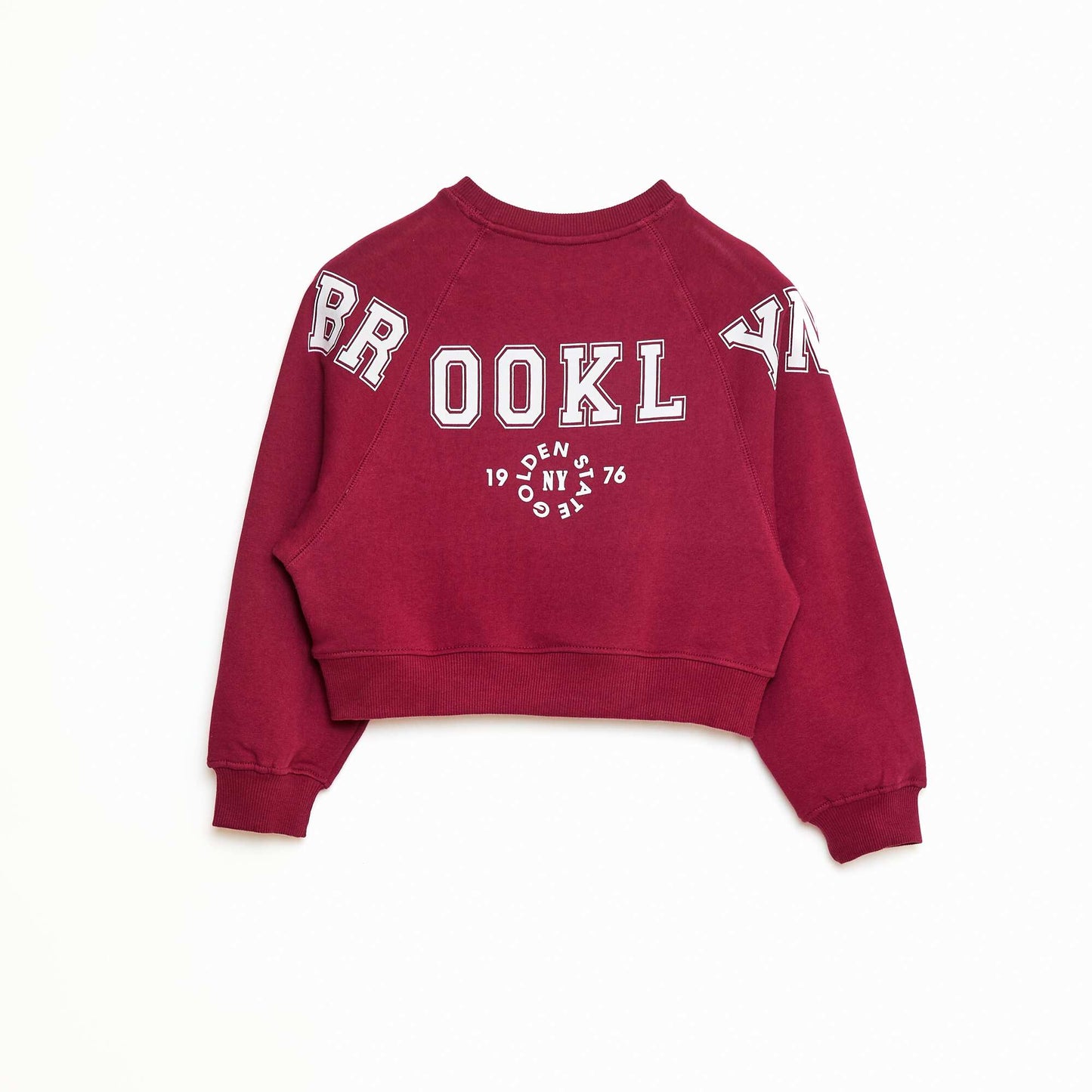 Printed sweatshirt fabric sweater RED
