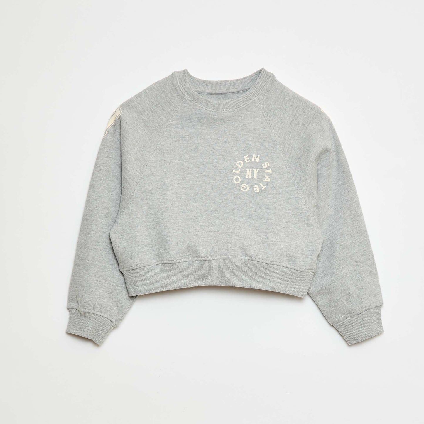 Printed sweatshirt fabric sweater GREY