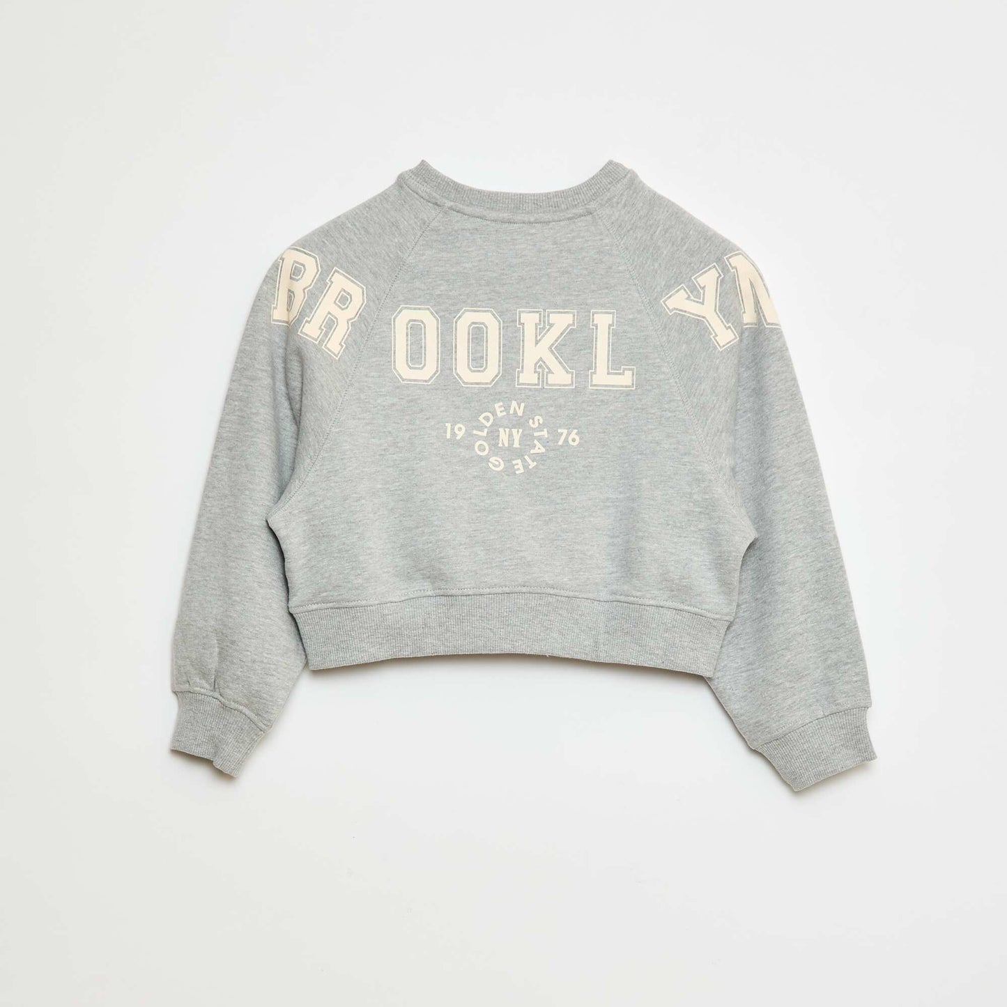 Printed sweatshirt fabric sweater GREY