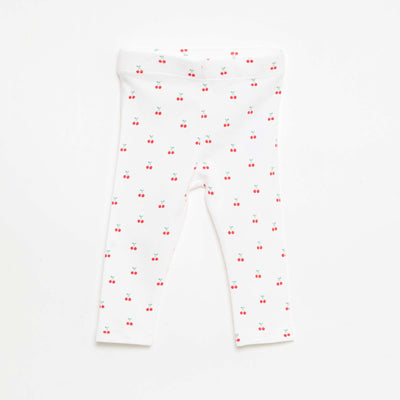Long Printed Leggings WHITE