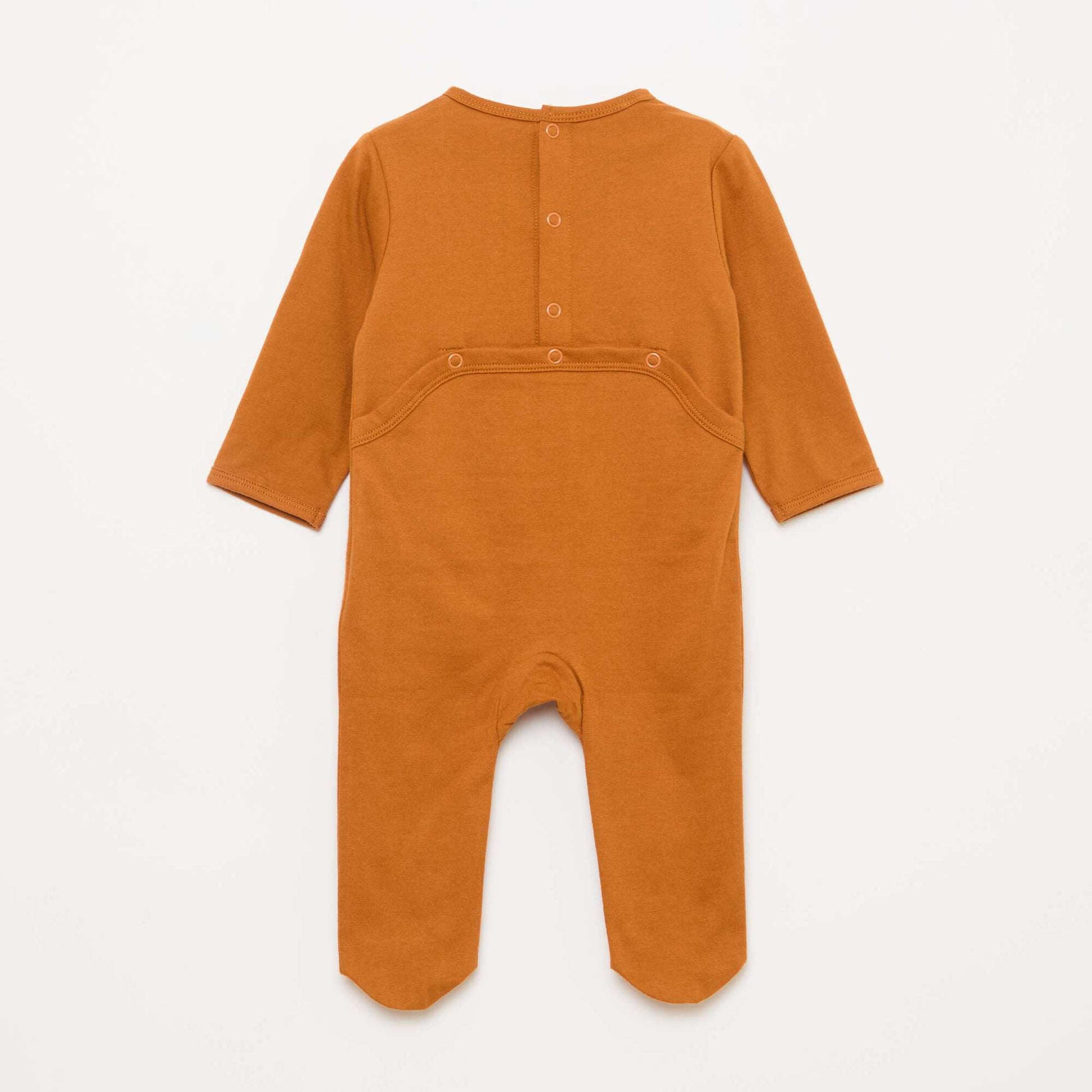 Footed Sleepsuit BROWN