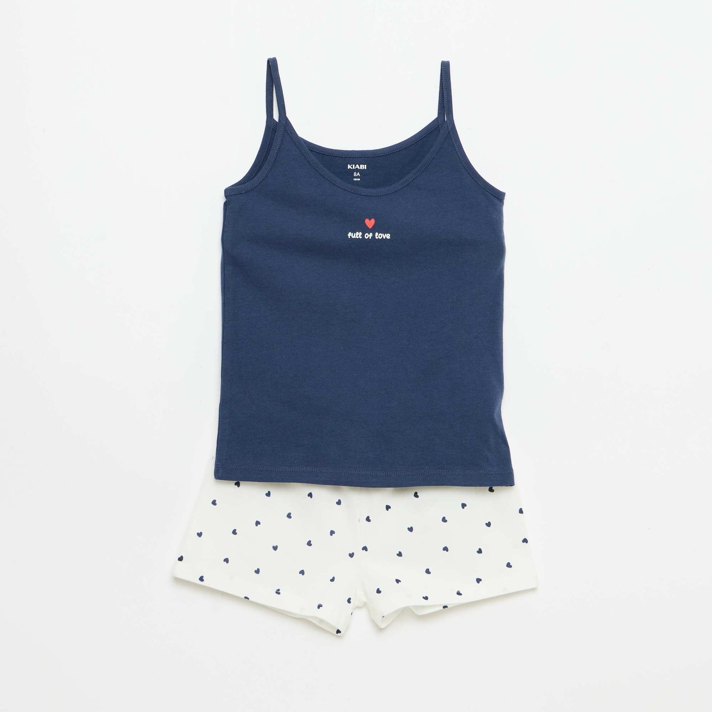 2-Piece Short Pyjama Set: Tank Top & Shorts BLUE