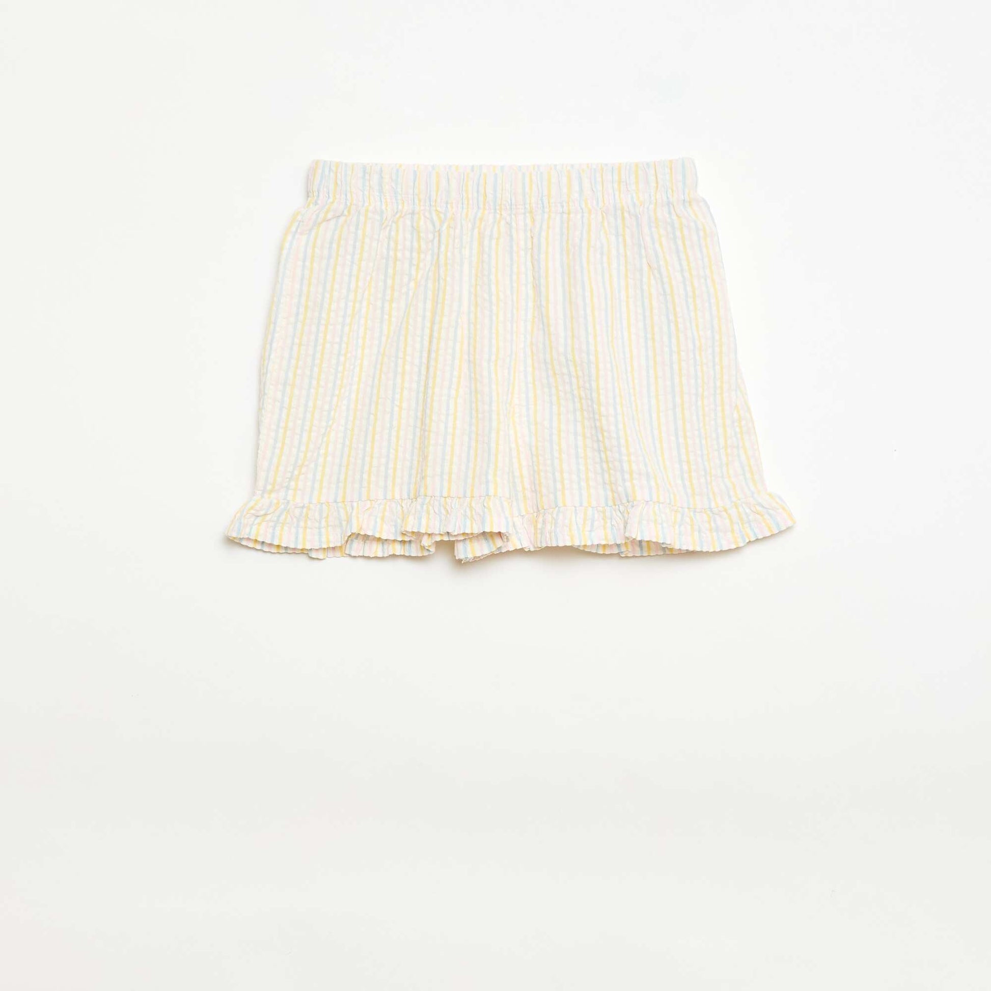Short T-shirt + Shorts Pyjama Set - 2 pieces YELLOW