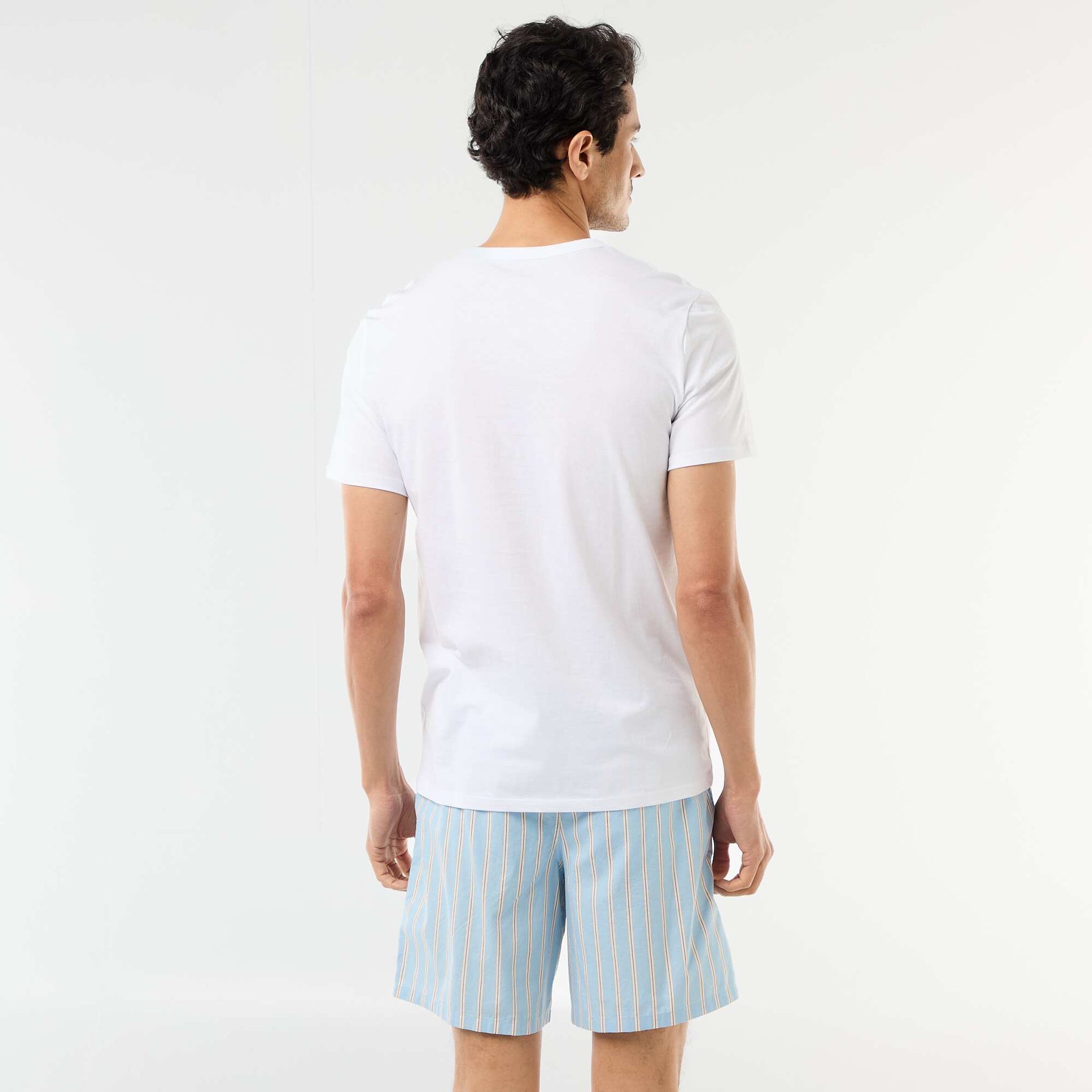 Short pajama set t-shirt + shorts - 2 pieces BLUE