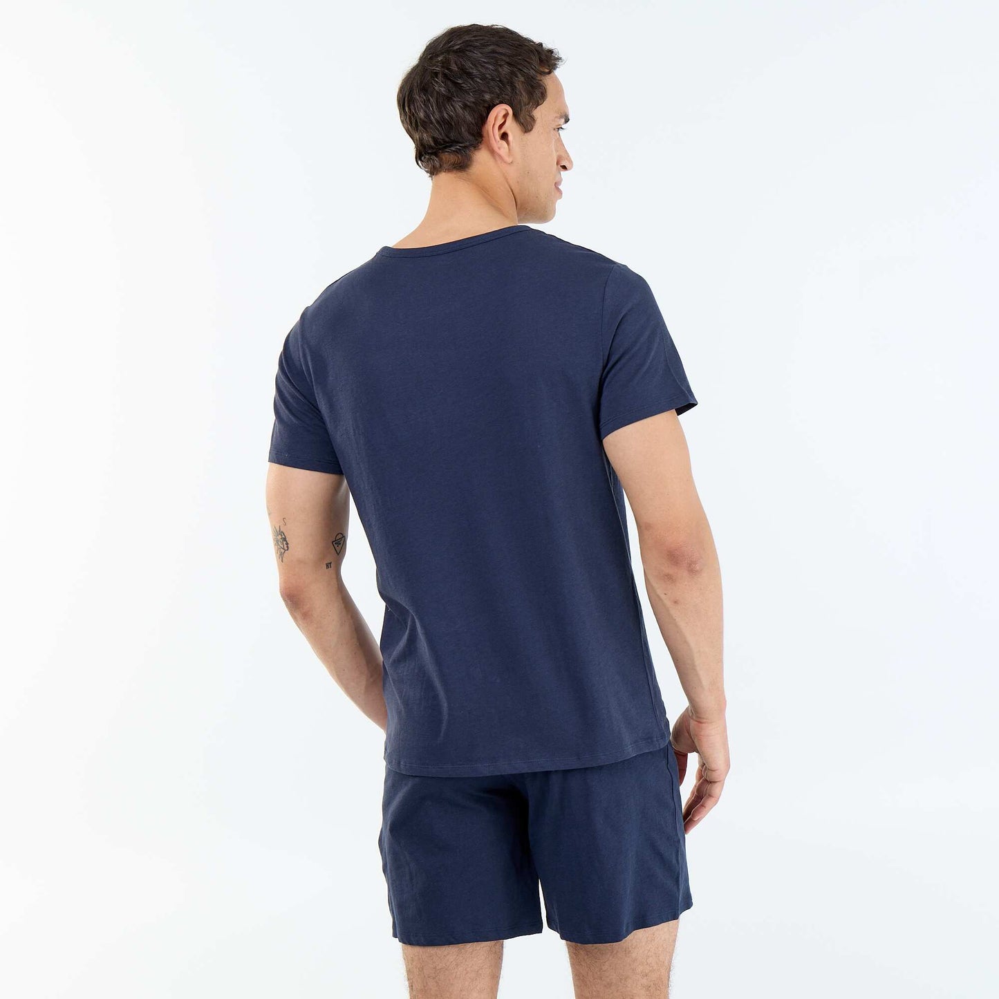 Short pajama set t-shirt + shorts - 2 pieces BLUE