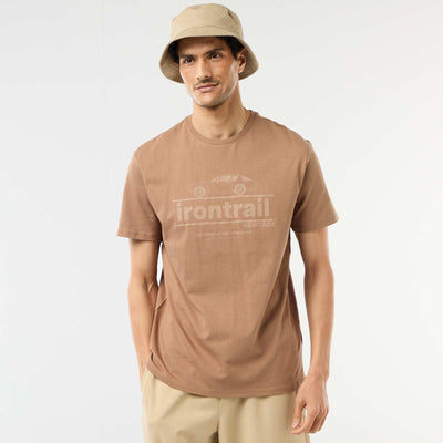 Printed Graphic T-shirt BROWN