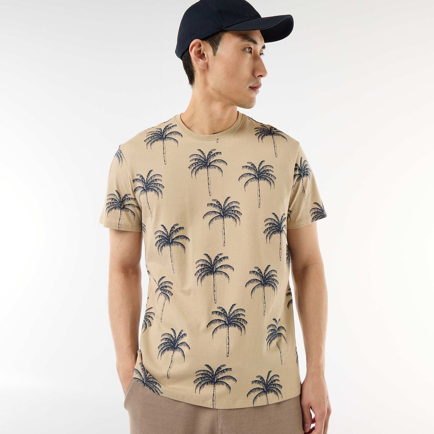 Printed Graphic T-shirt BEIGE