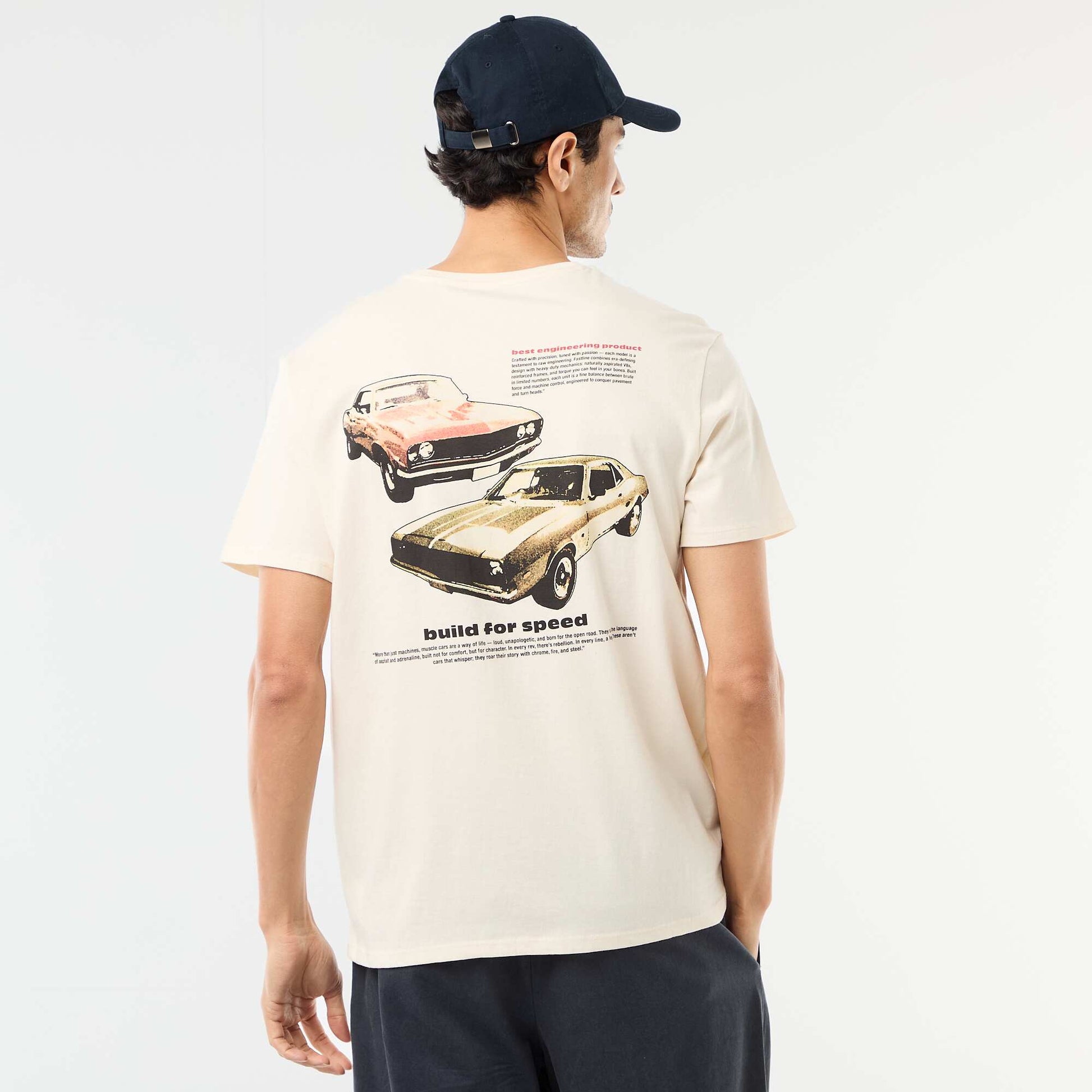 Printed Graphic T-shirt WHITE