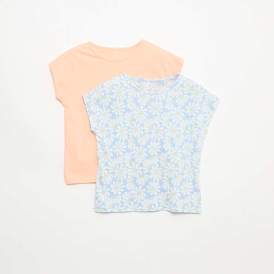 2-Pack of Short-Sleeve T-Shirts - 2 Pieces BLUE