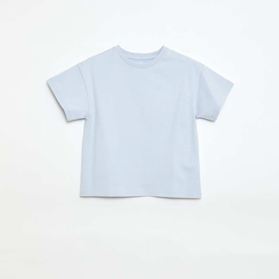 Tough Cotton Short-Sleeved T-Shirt BLUE