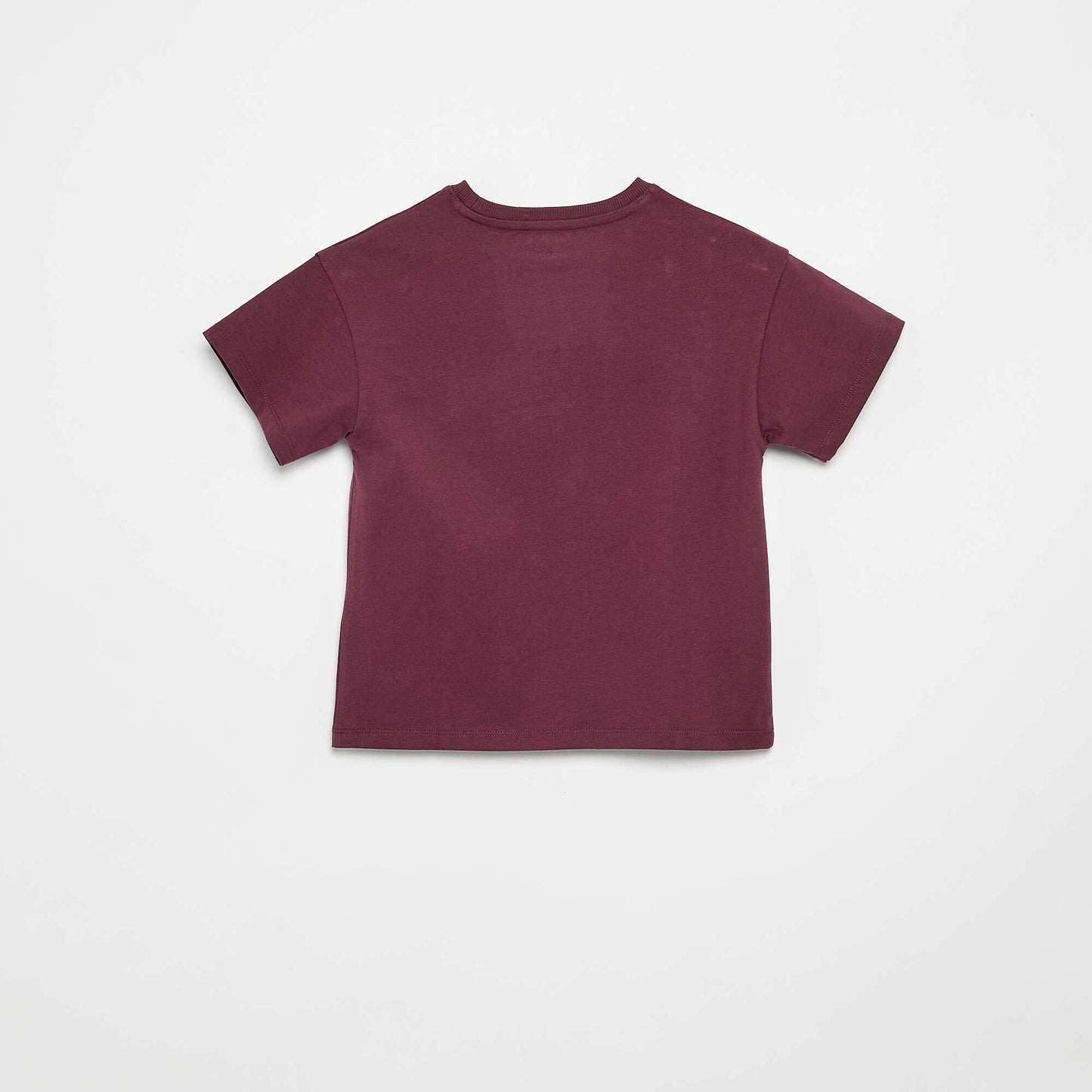 Short-sleeved Tough Cotton T-shirt PURPLE