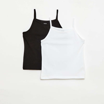 Pack of 2 tank tops BLACK