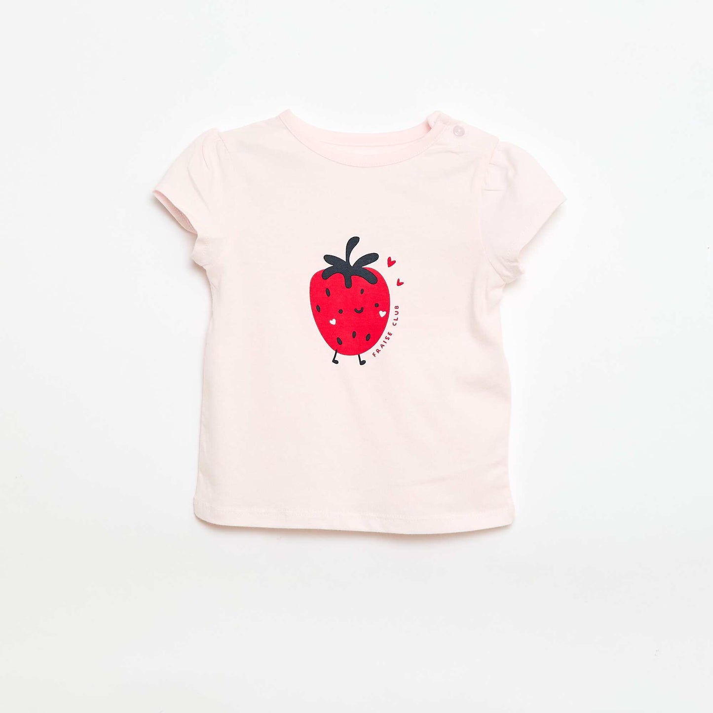 Jersey T-shirt with short sleeves PINK