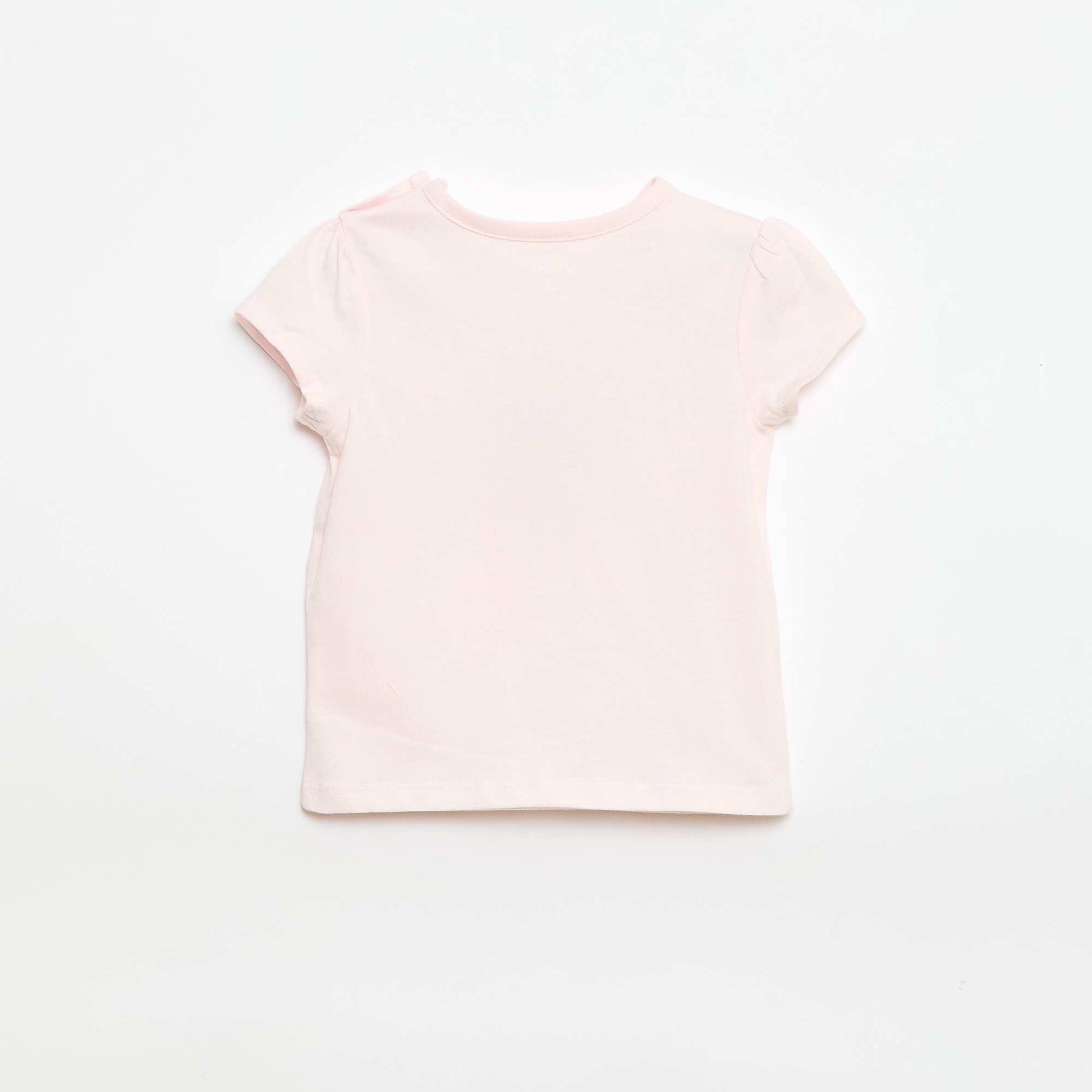 Jersey T-shirt with short sleeves PINK