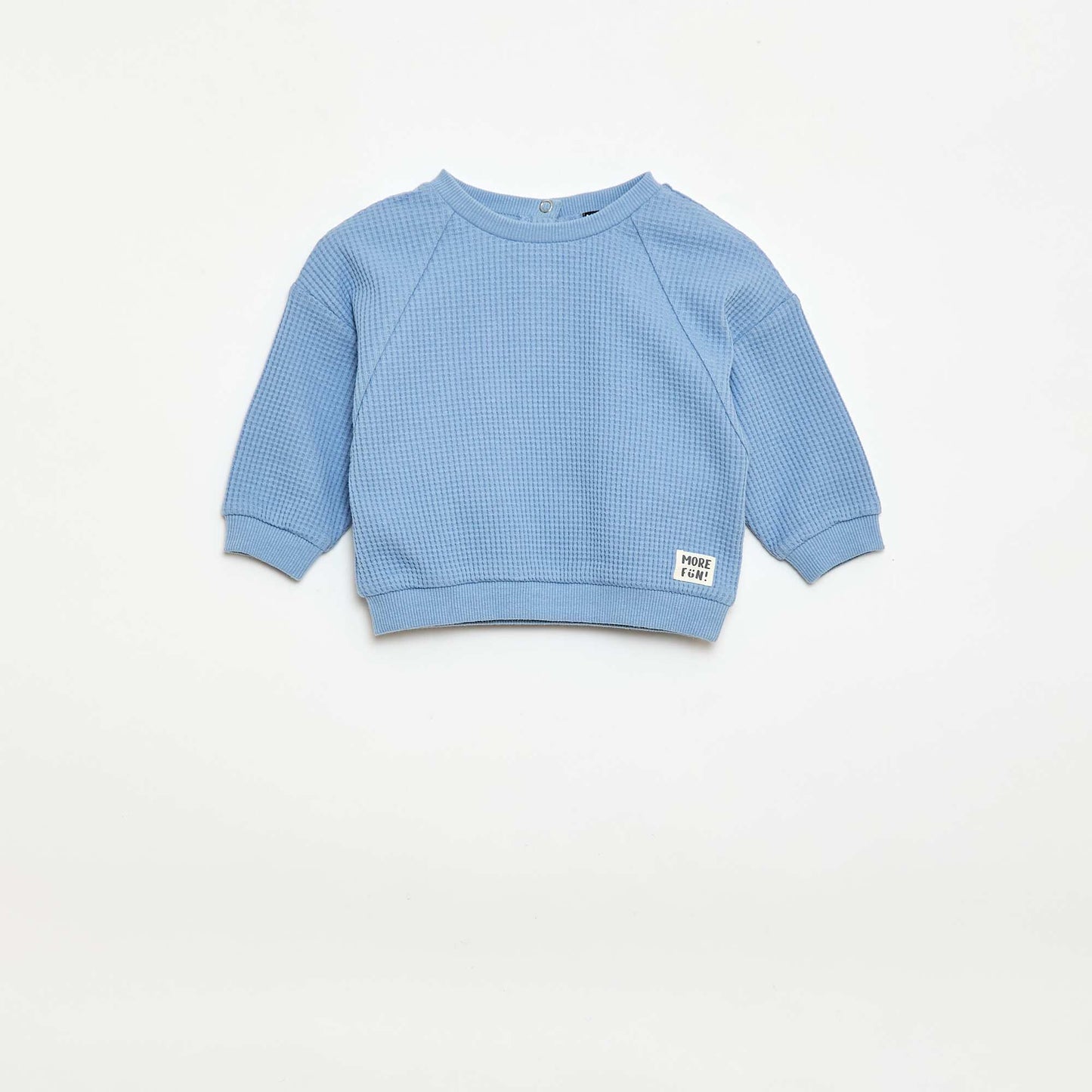 Honeycomb sweatshirt + trousers set - 2 pieces BLUE