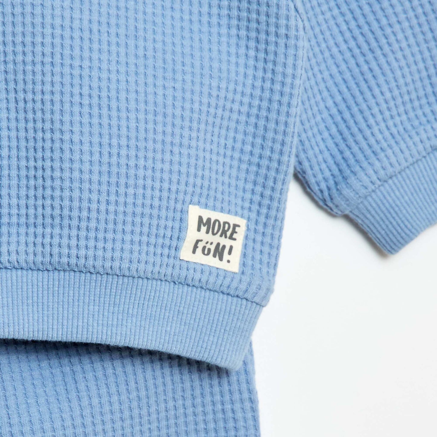 Honeycomb sweatshirt + trousers set - 2 pieces BLUE