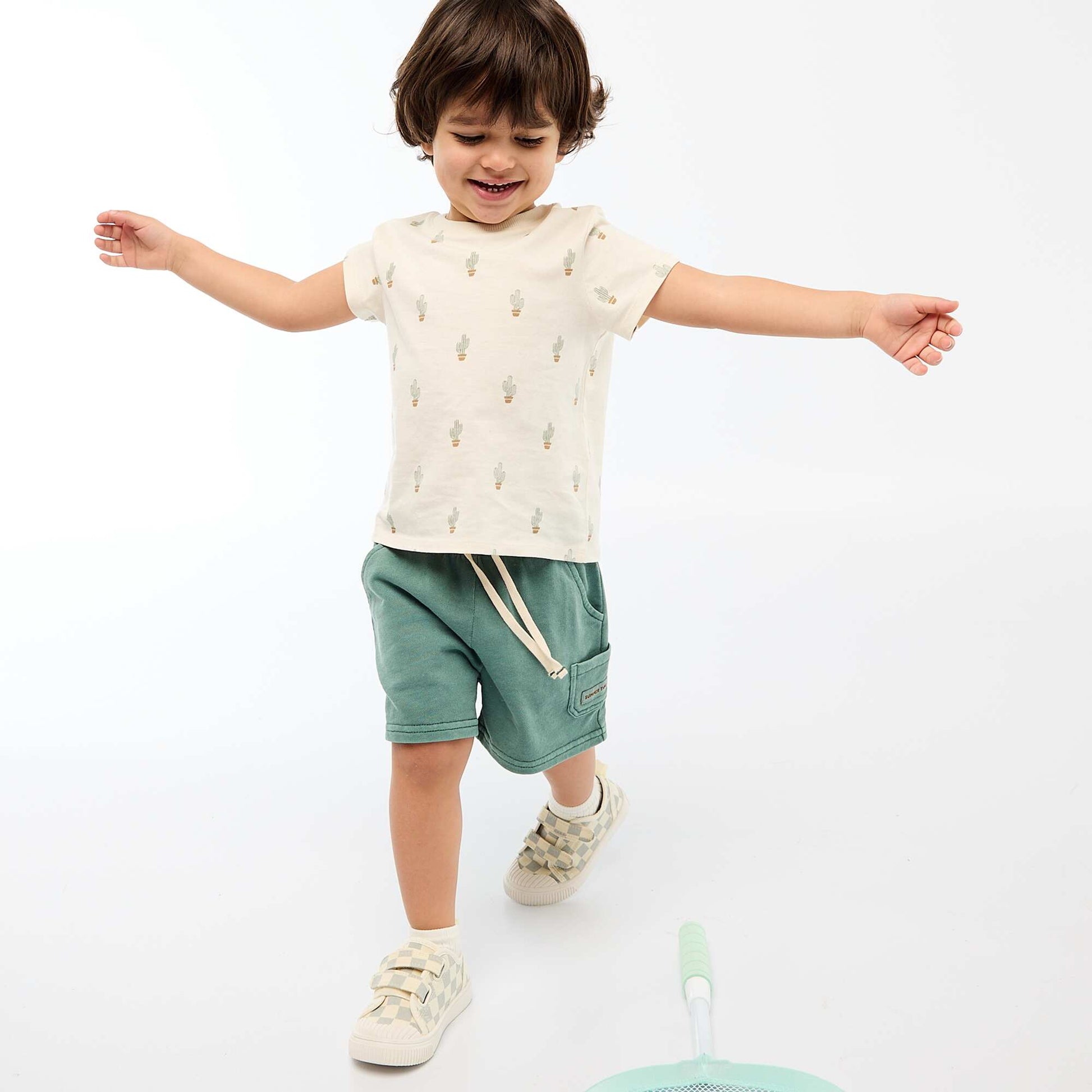 Plain Cotton Jersey T-shirt WHITE