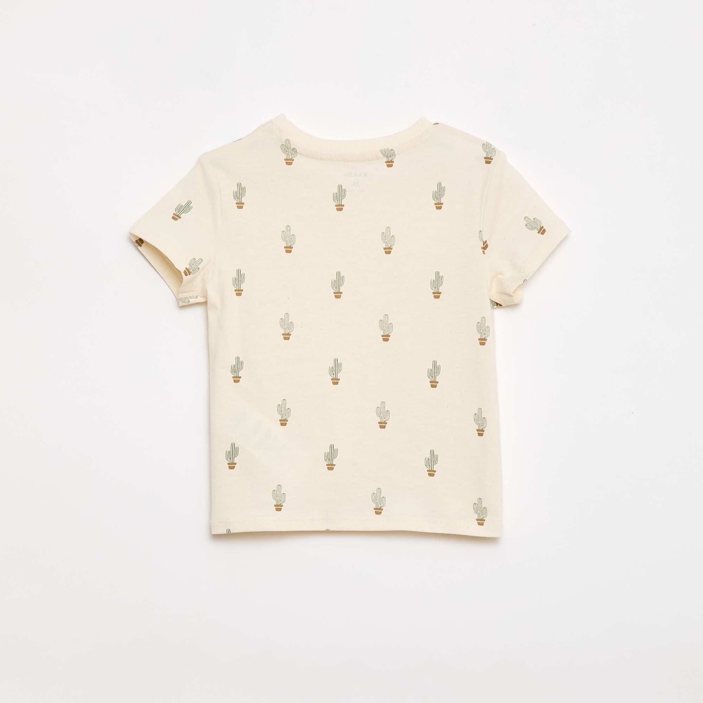 Plain Cotton Jersey T-shirt WHITE