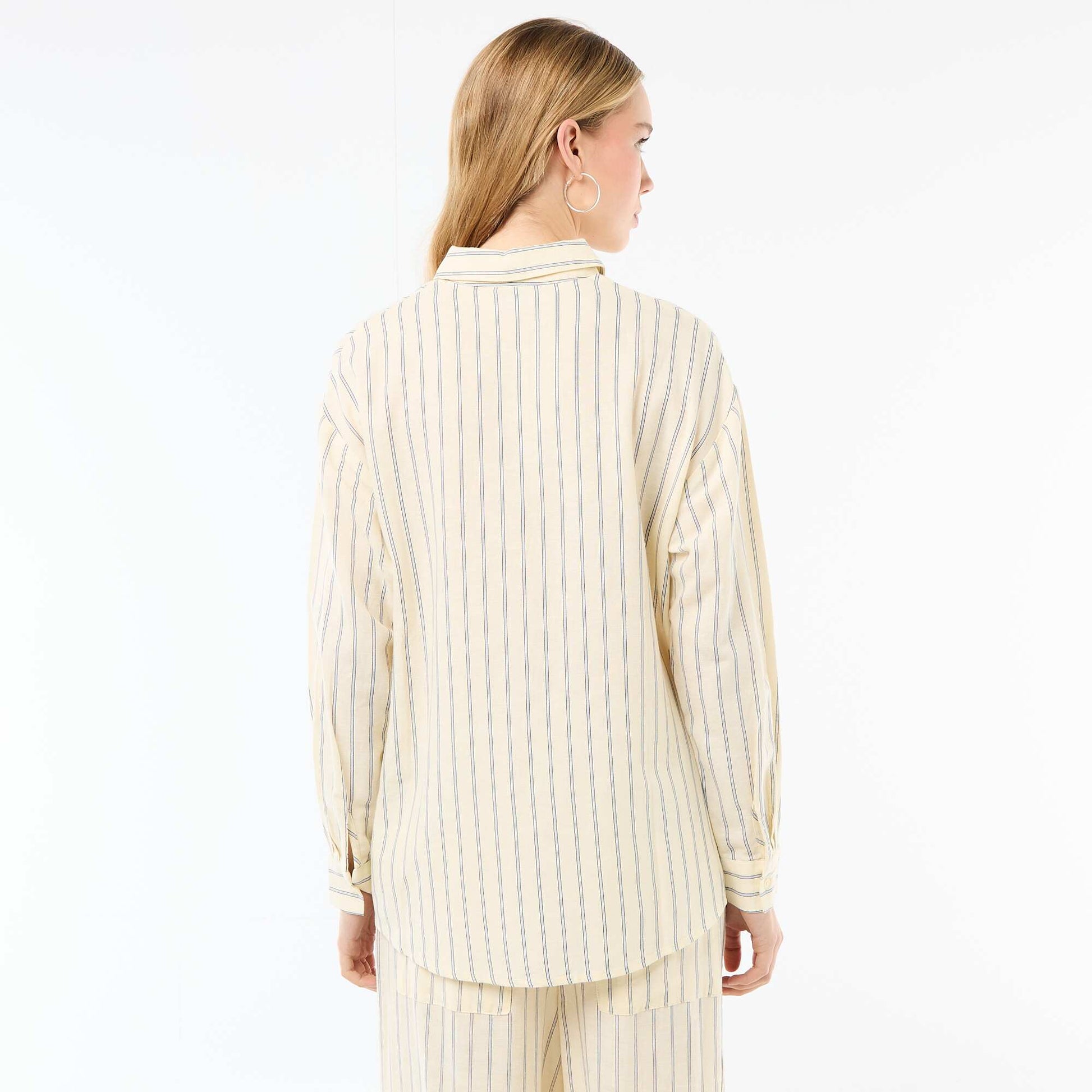 Blended Linen Shirt YELLOW