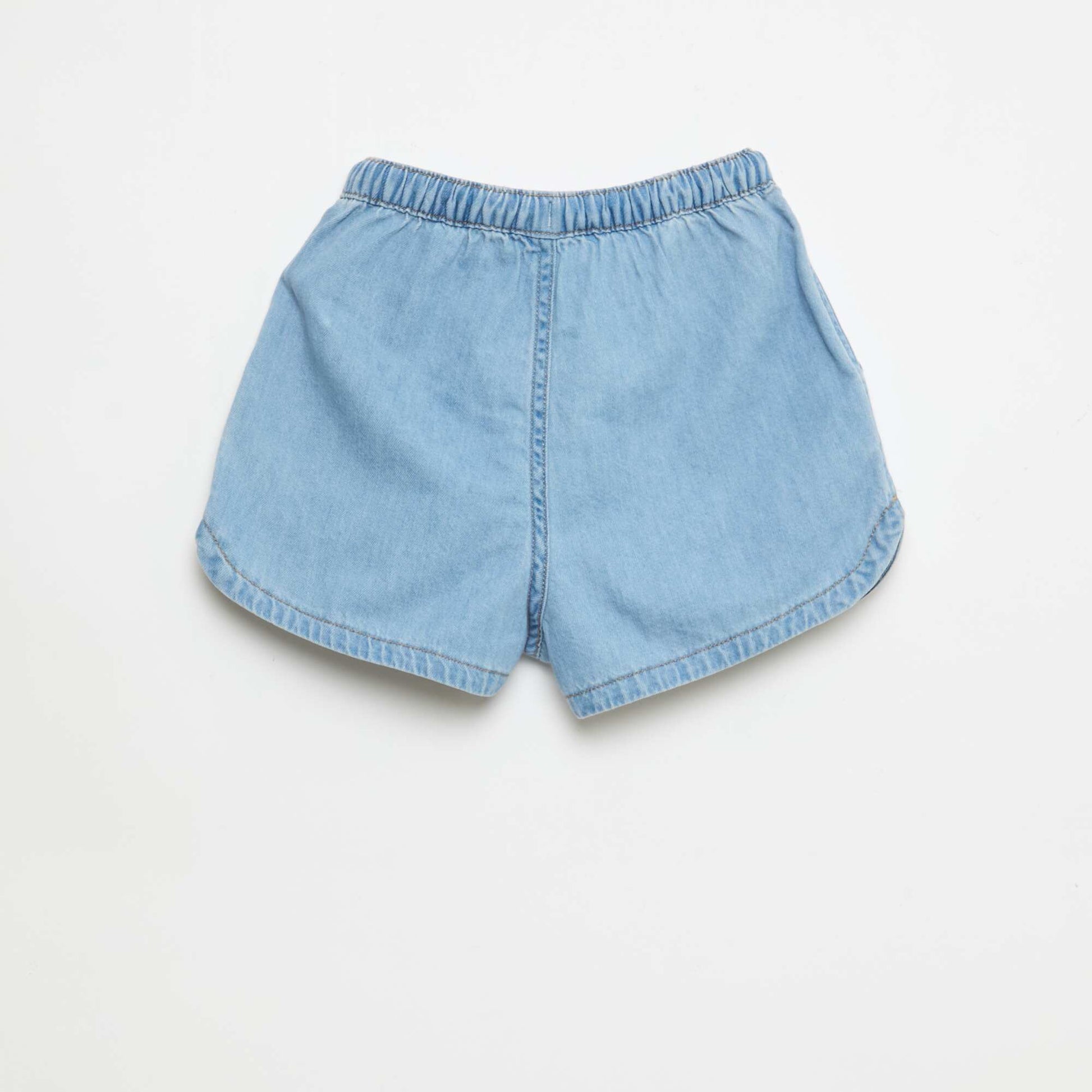 Plain Twill Shorts BLUE