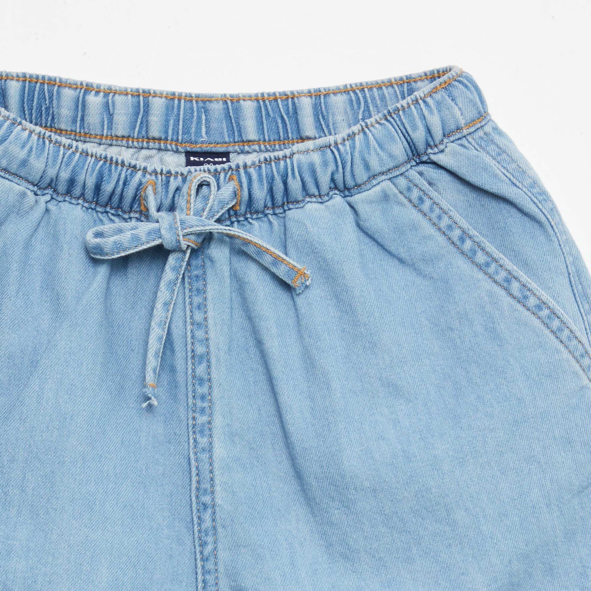 Plain Twill Shorts BLUE