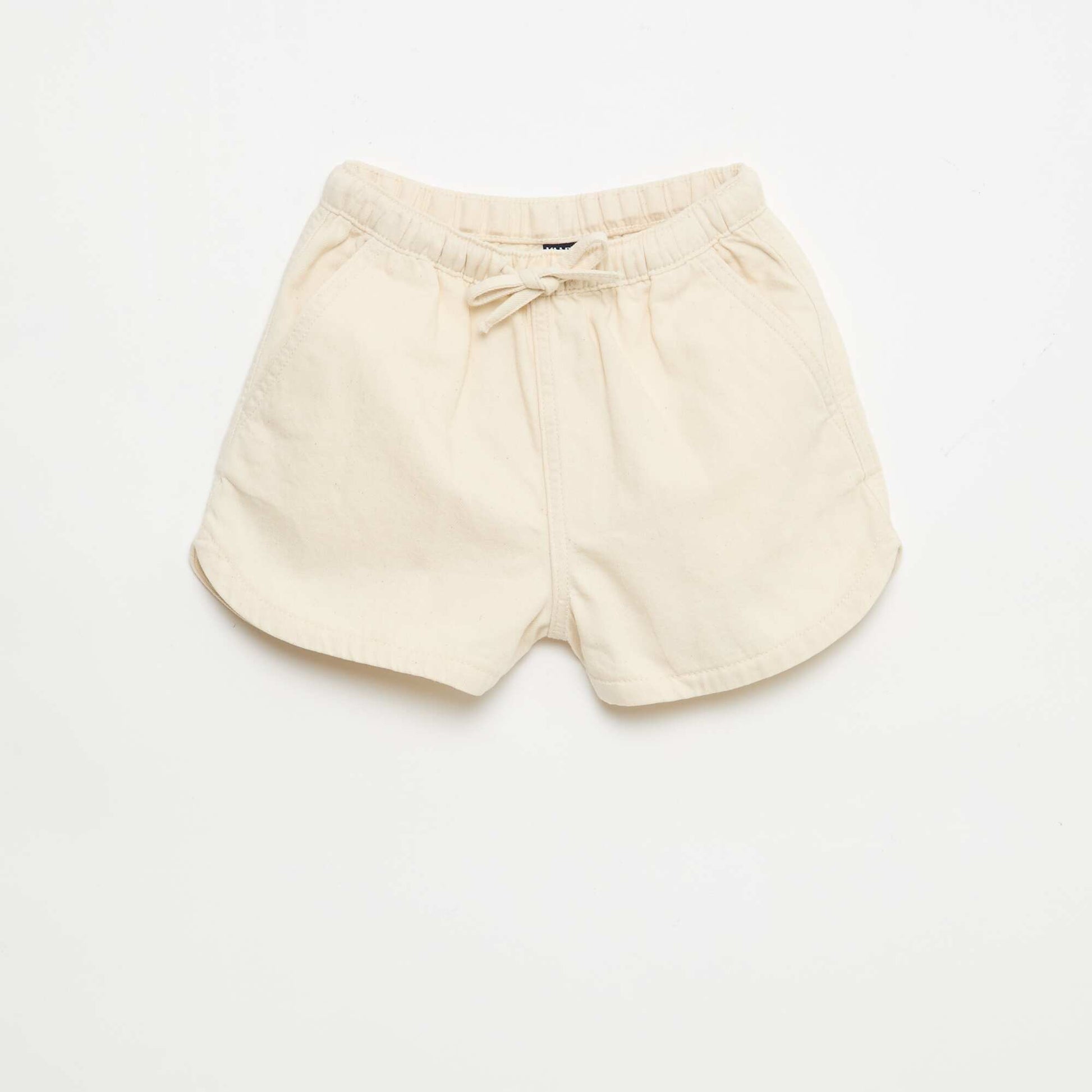 Plain Twill Shorts WHITE