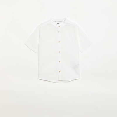 White Cotton Shirt WHITE