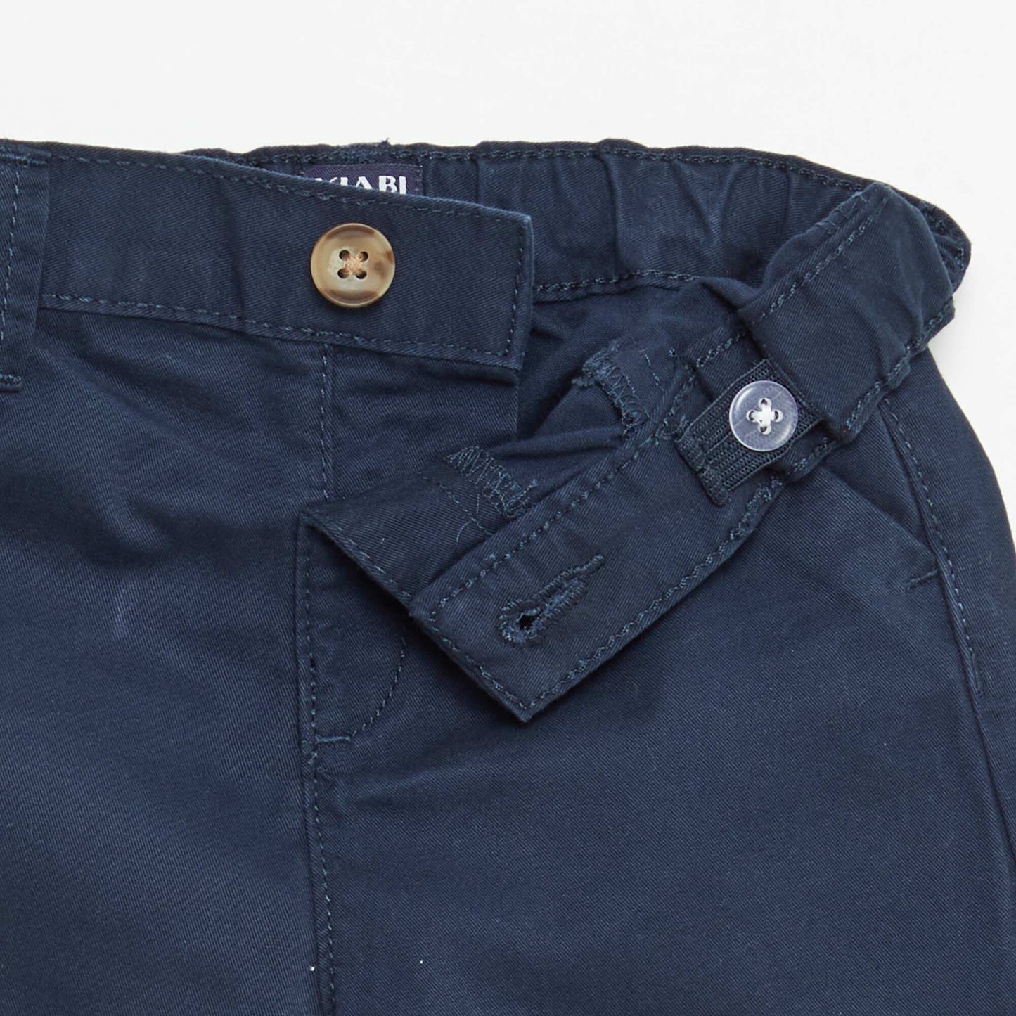 Chino Shorts with Adjustable Waist NAVY