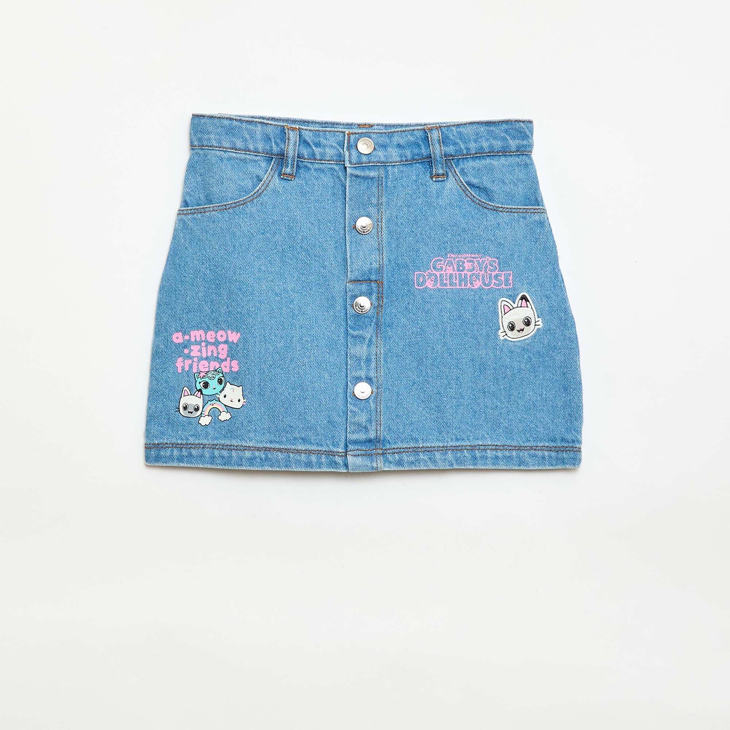 Gabby's Dollhouse' denim skirt BLUE