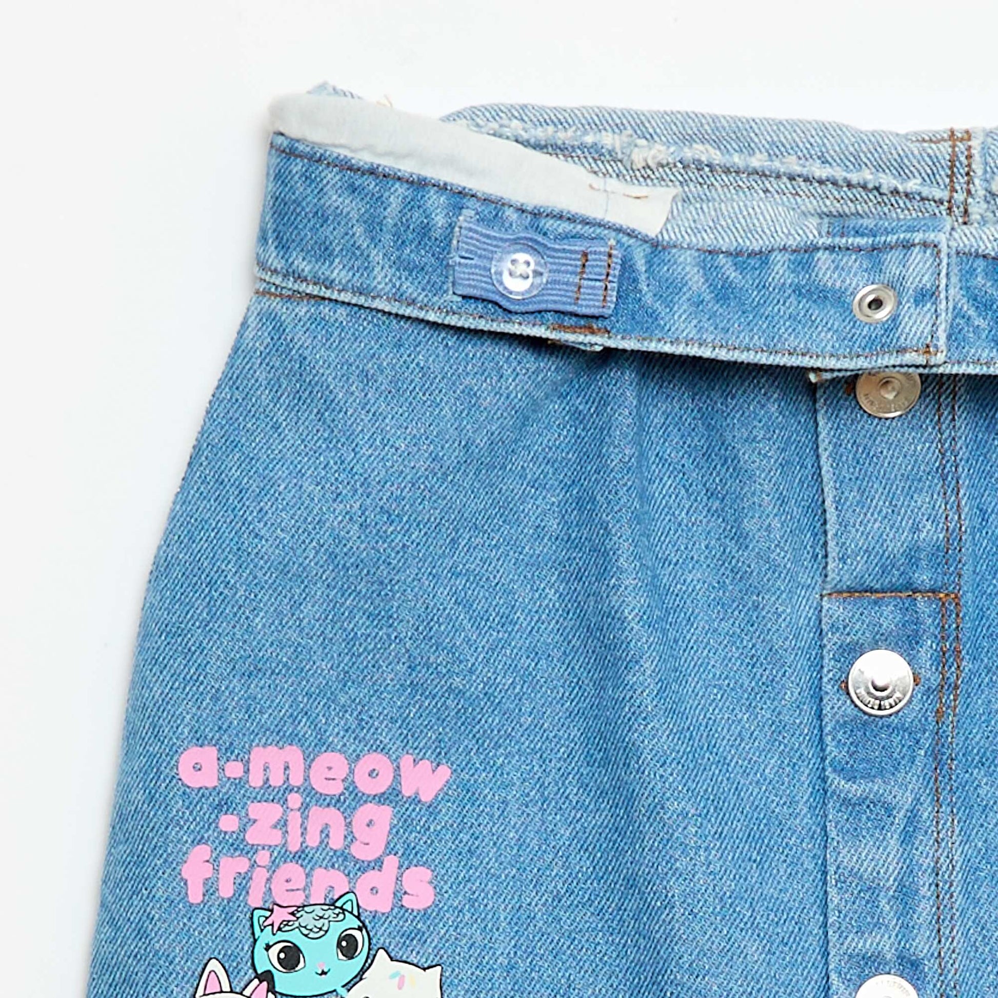 Gabby's Dollhouse' denim skirt BLUE