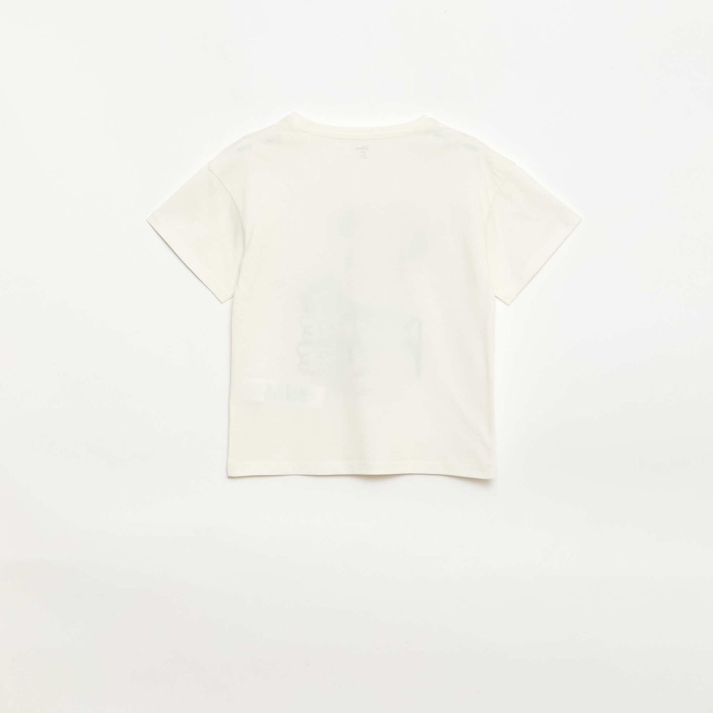 Disney 'Minnie' Solid Cotton T-Shirt WHITE