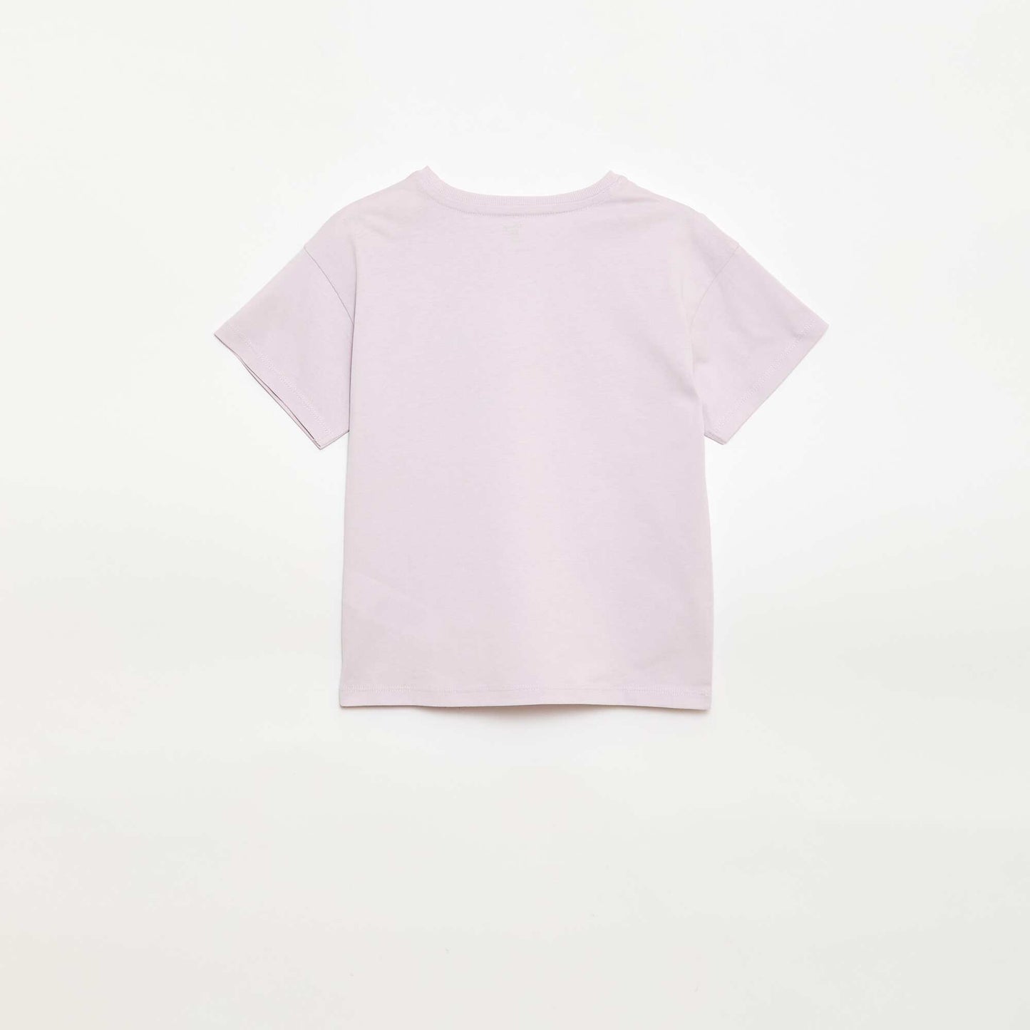 Disney 'Minnie' Solid Cotton T-Shirt PURPLE