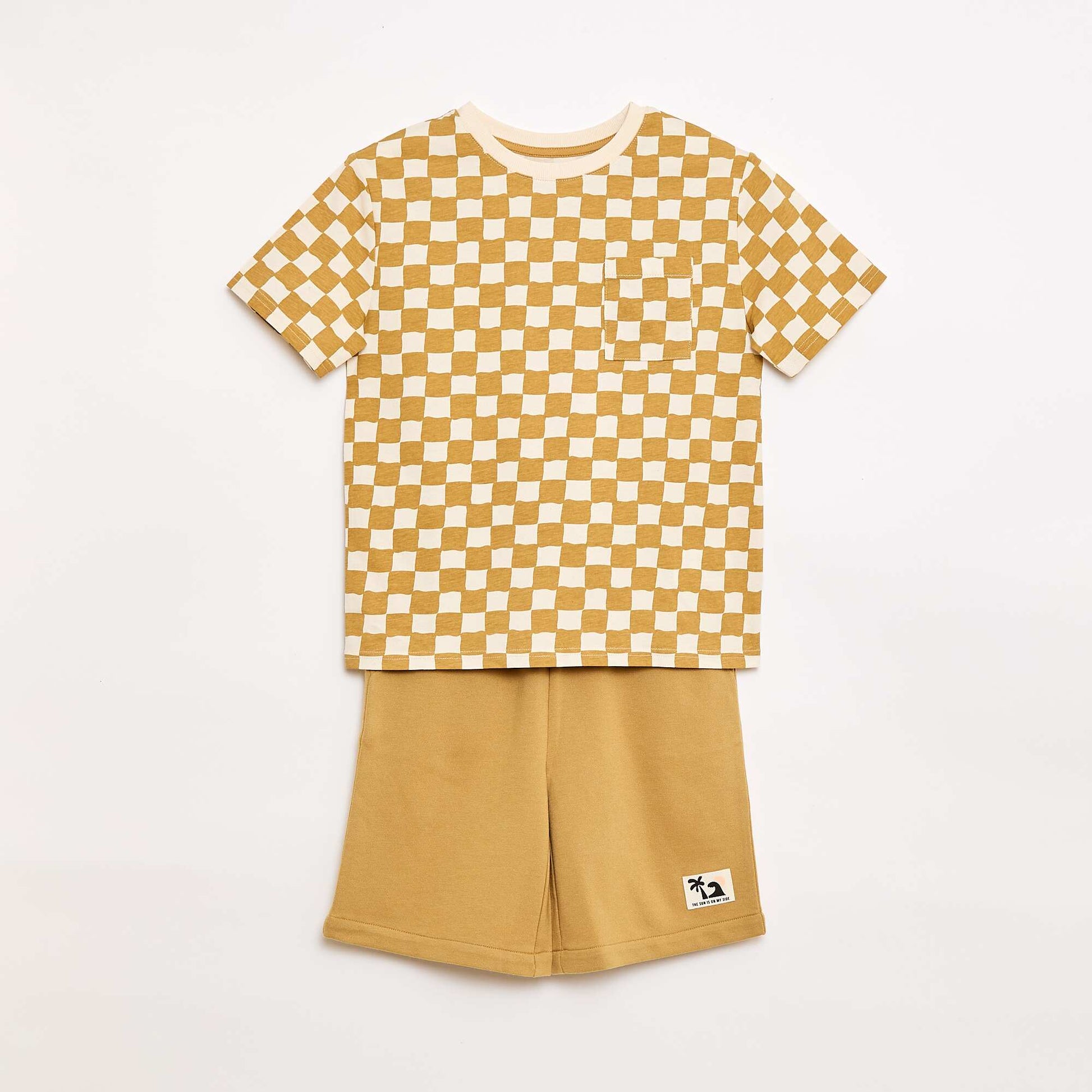 T-shirt + Shorts Set - 2 pieces YELLOW